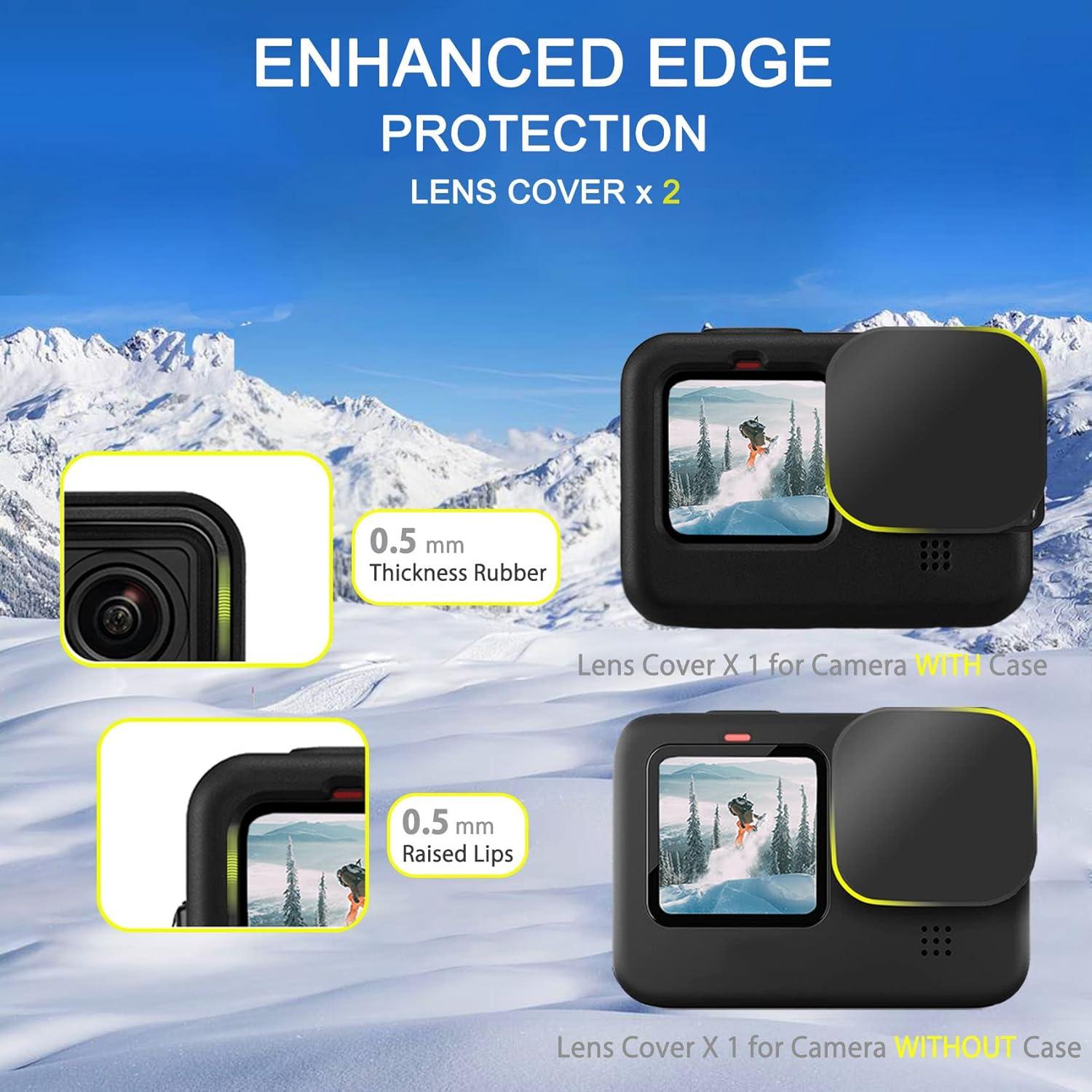 Kit de Accesorios OKFUN para GoPro Hero 12/11/10/9 Negro