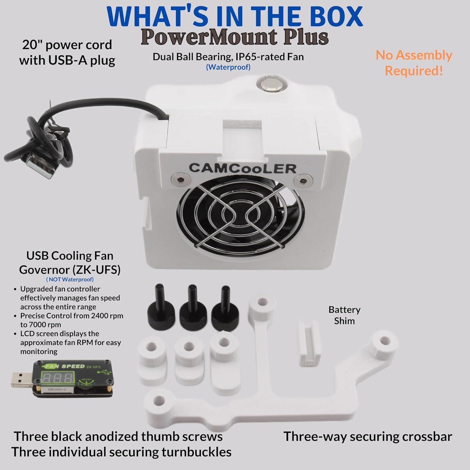 Ventilador de Enfriamiento CAMCooLER 9Thirteen para GoPro HERO