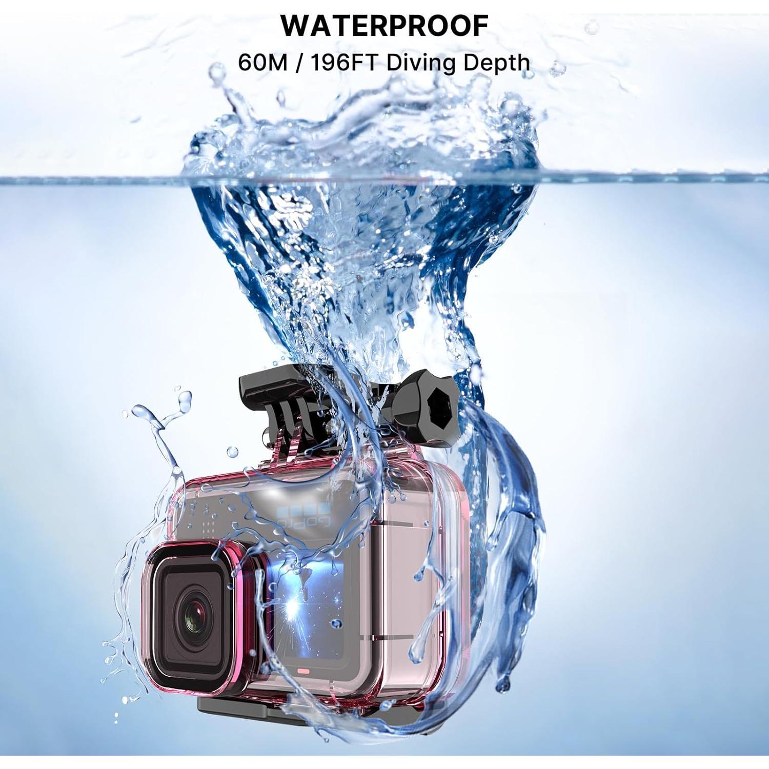 Funda Impermeable HONGDAK para GoPro Hero 12/11/10/9 - 60m