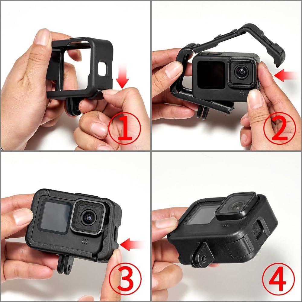 Kit Accesorios Protectores FitStill para GoPro Hero 9-13 Negro
