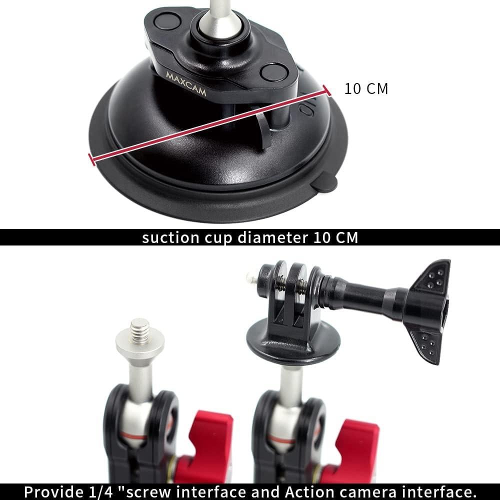 Ventosa de Aluminio PRO MAXCAM para GoPro HERO 8-13