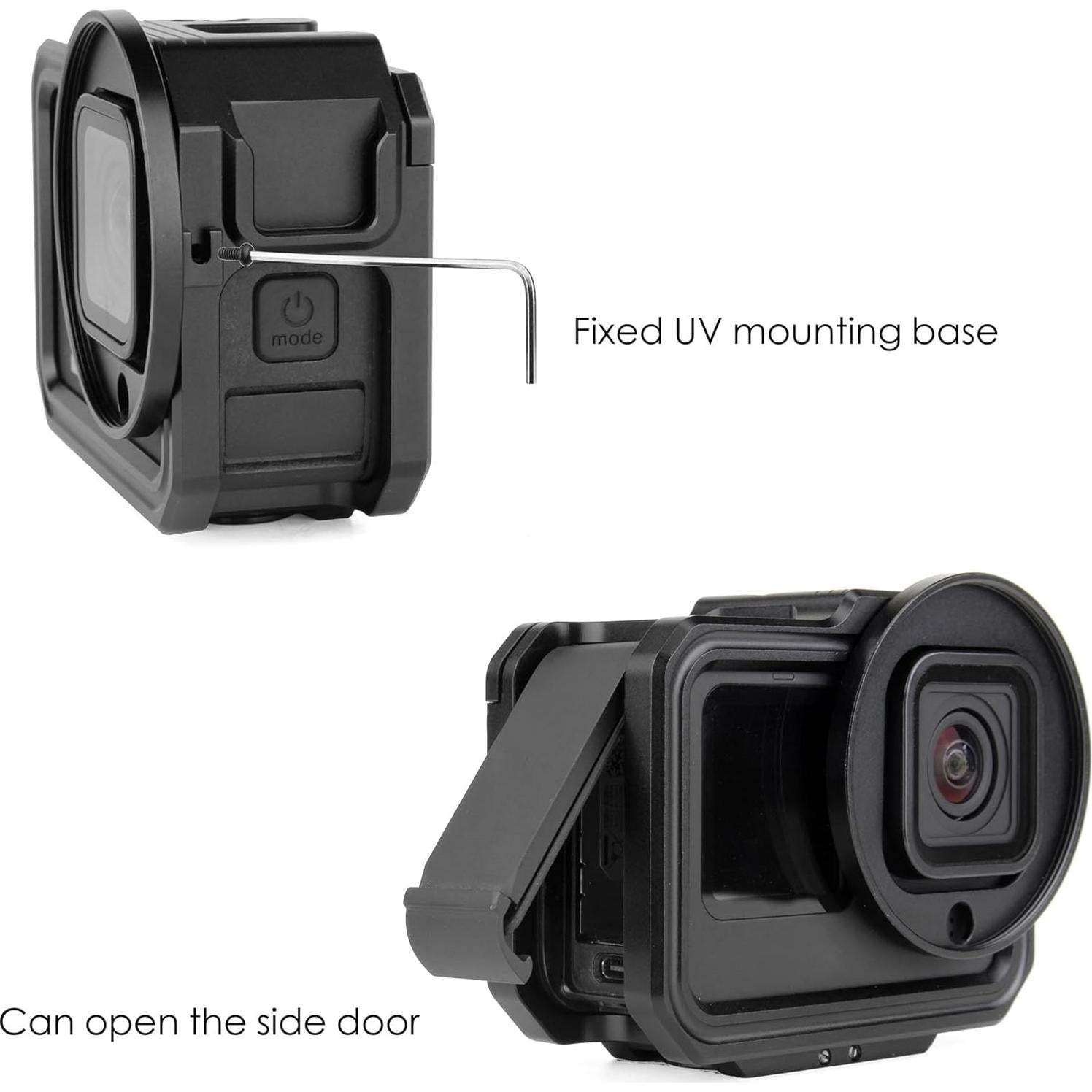 Caja de Aluminio SOONSUN con Filtro UV para GoPro Hero 9-13