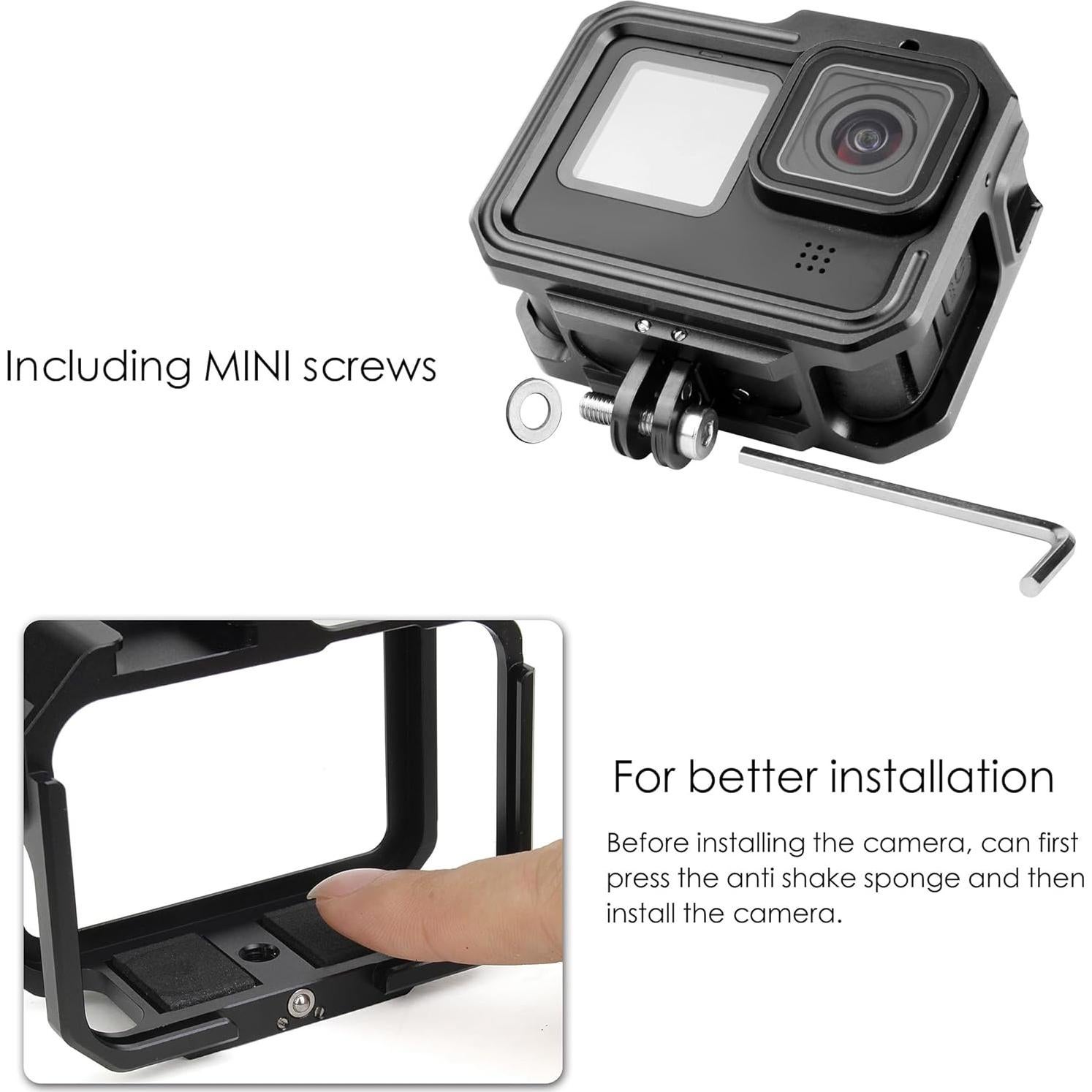 Caja de Aluminio SOONSUN con Filtro UV para GoPro Hero 9-13