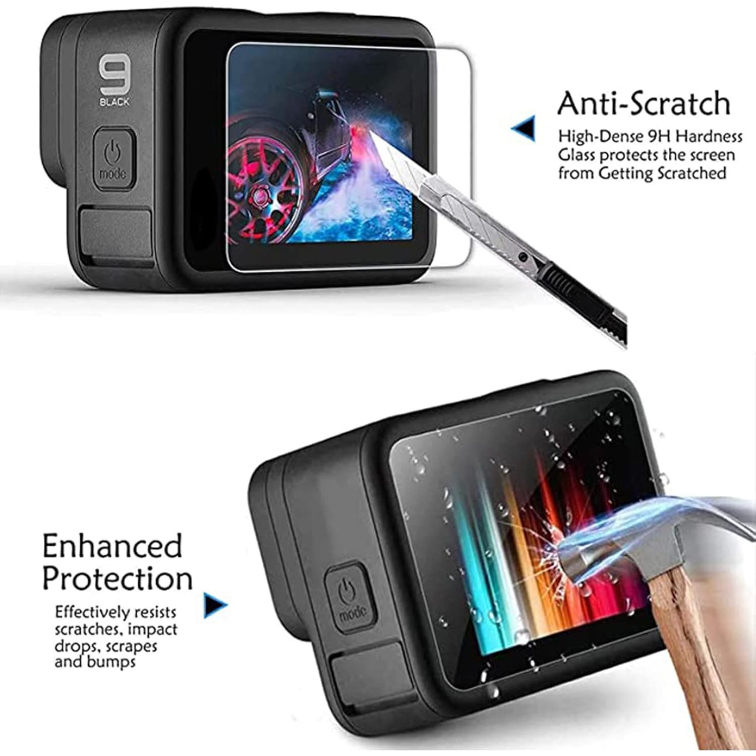 Kit de Accesorios Funda Silicona GoPro Hero 9/10/11/12 Negra