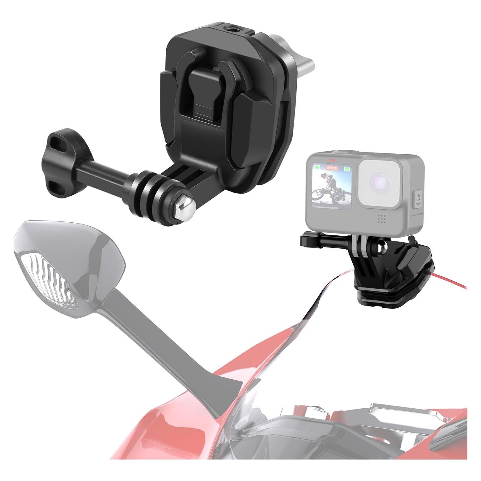 Soporte de Parabrisas para Motocicleta PULUZ con Liberación Rápida