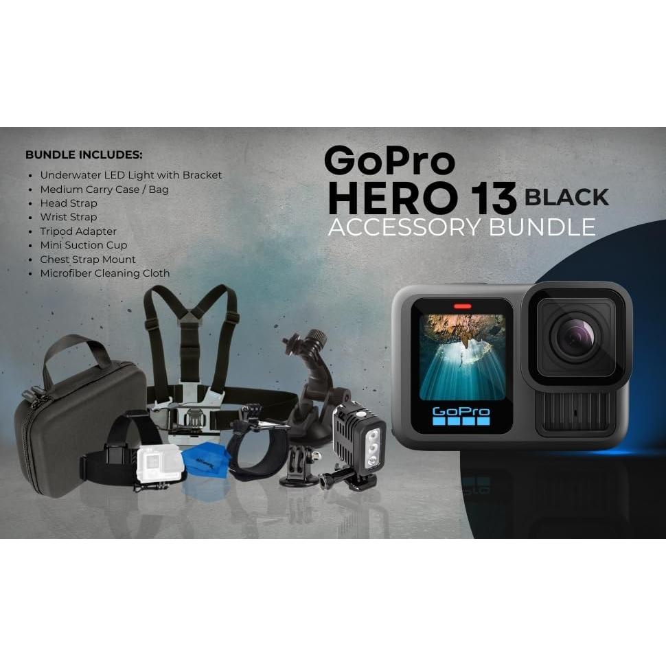 Cámara de Acción GoPro HERO13 Black 27MP Impermeable