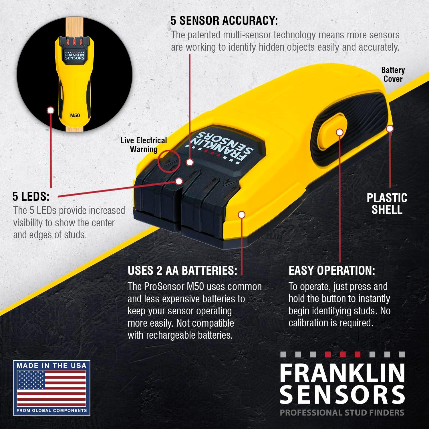 Buscador de Estudio ProSensor M50 Franklin Sensors 5 Sensores