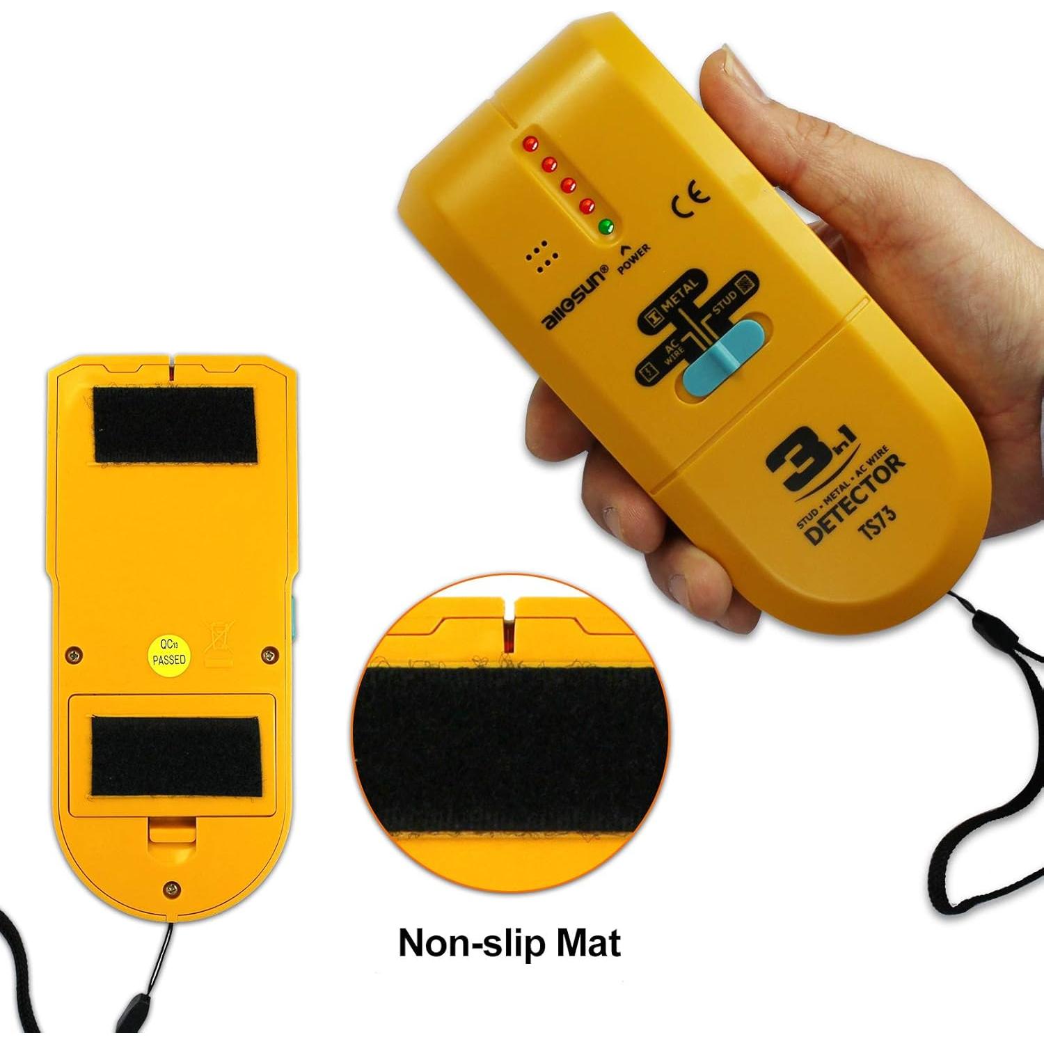 Detector de Vigas ALLOSUN TS73 LED 3 en 1 Escáner de Pared