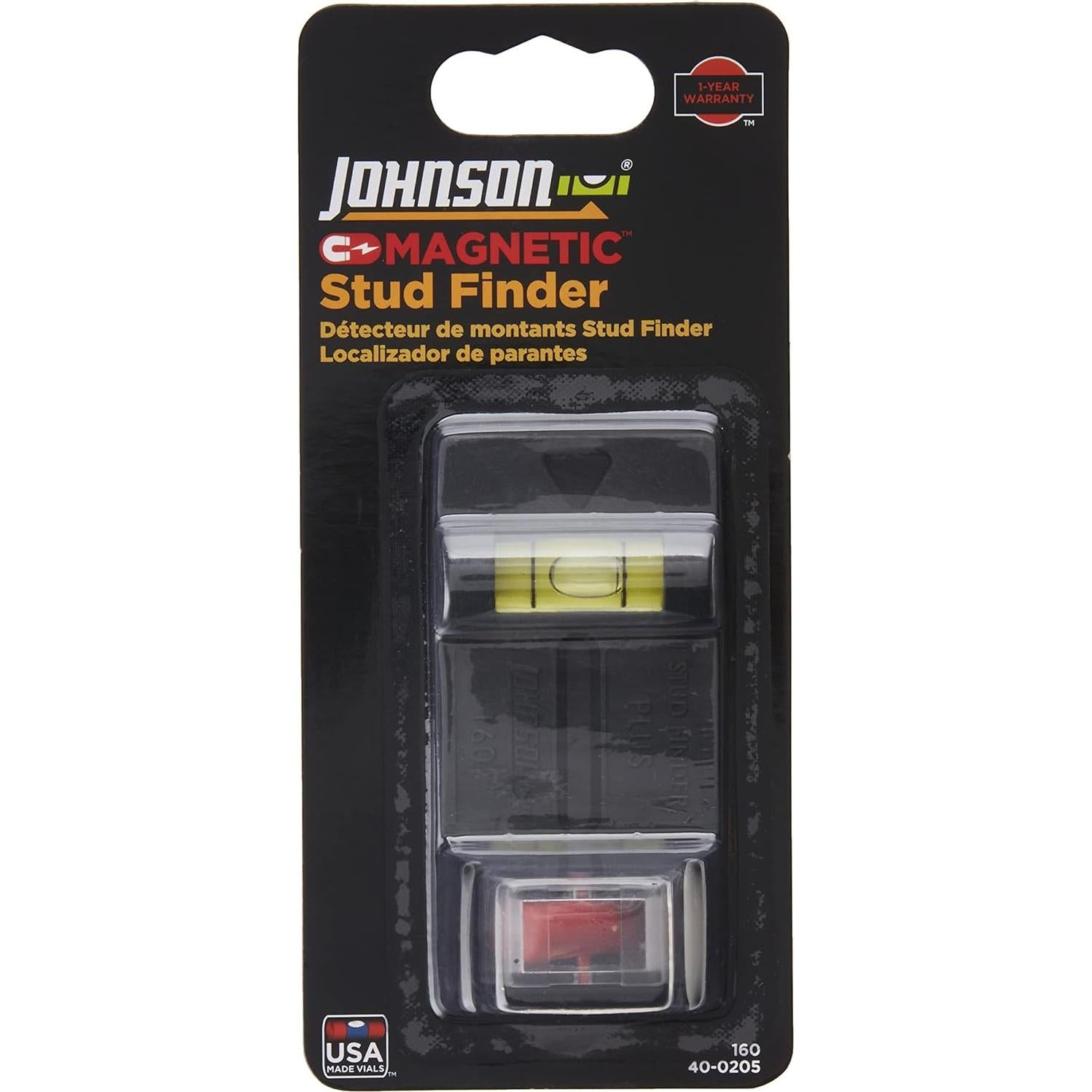 Buscador de Montantes Johnson 160 Magnético con Nivel