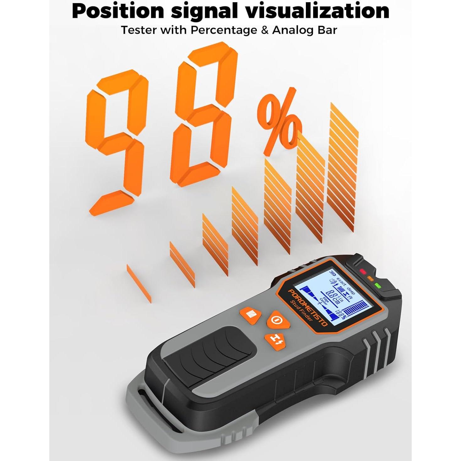 Escáner de Pared Buscador 6-en-1 POROMETISTO DSF01