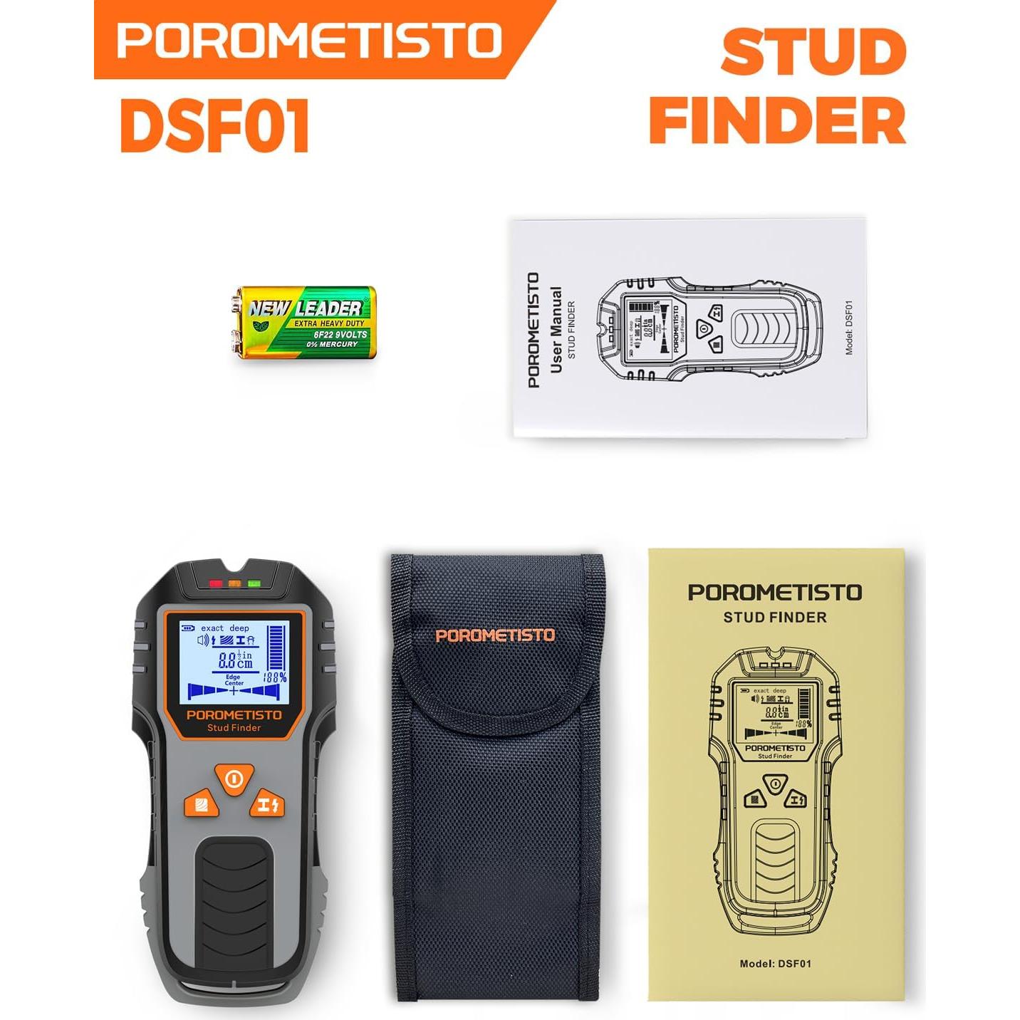 Escáner de Pared Buscador 6-en-1 POROMETISTO DSF01