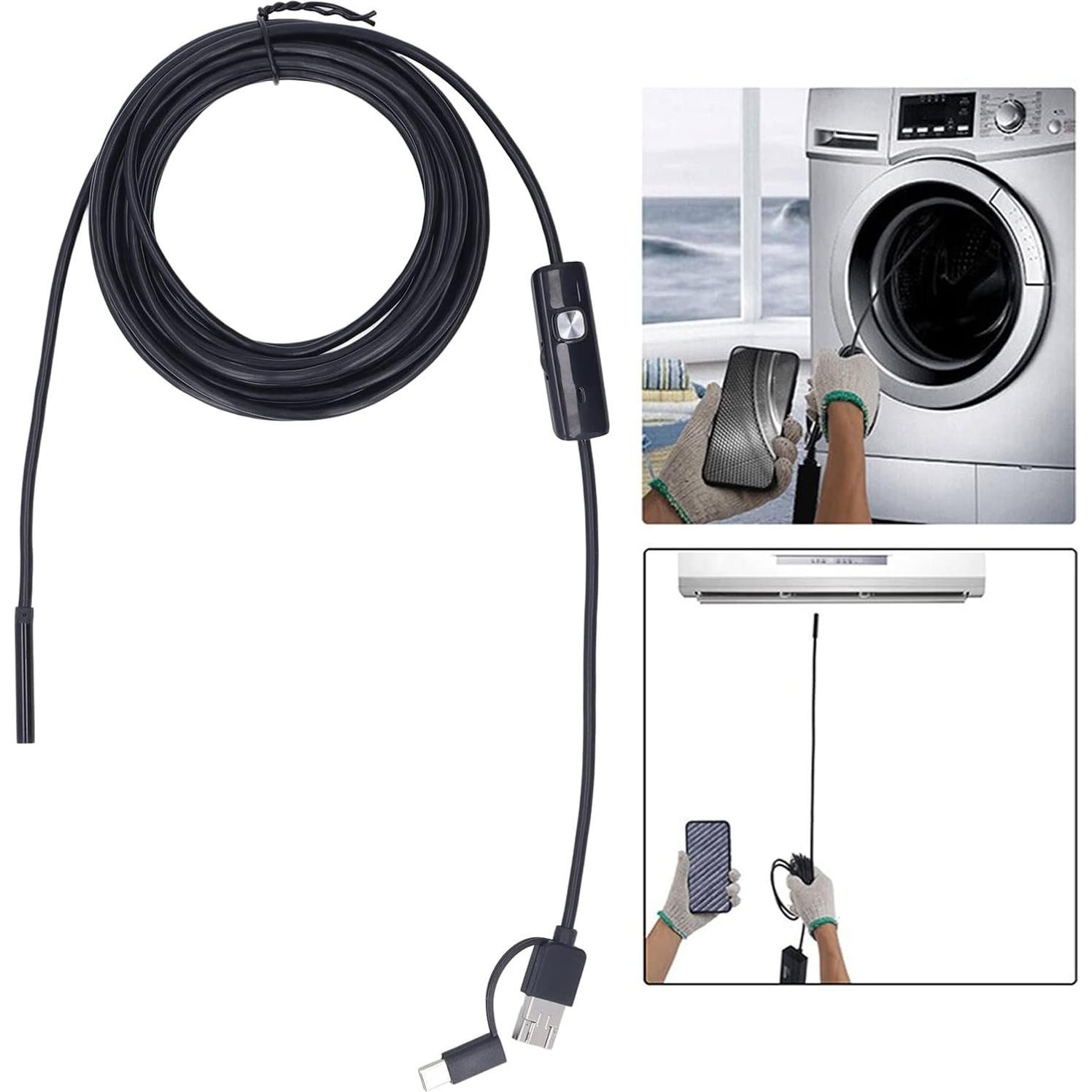 Endoscopio Yunseity 2MP HD IP67 para Android e iOS 5m