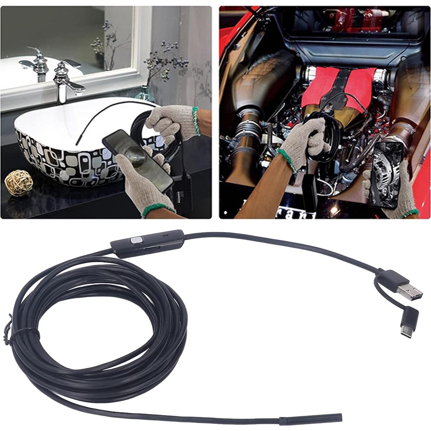 Endoscopio Yunseity 2MP HD IP67 para Android e iOS 5m