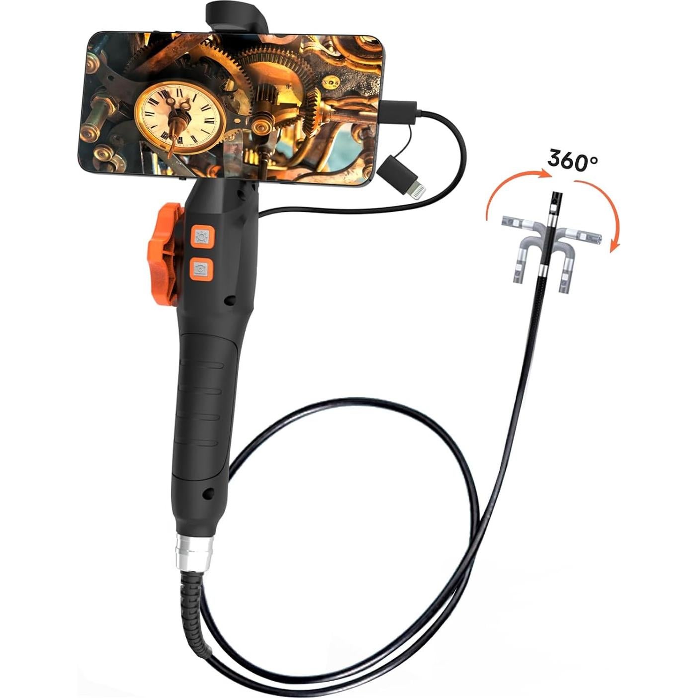 Cámara Endoscópica Doble Lente Gzpce 1080P IP67 1m