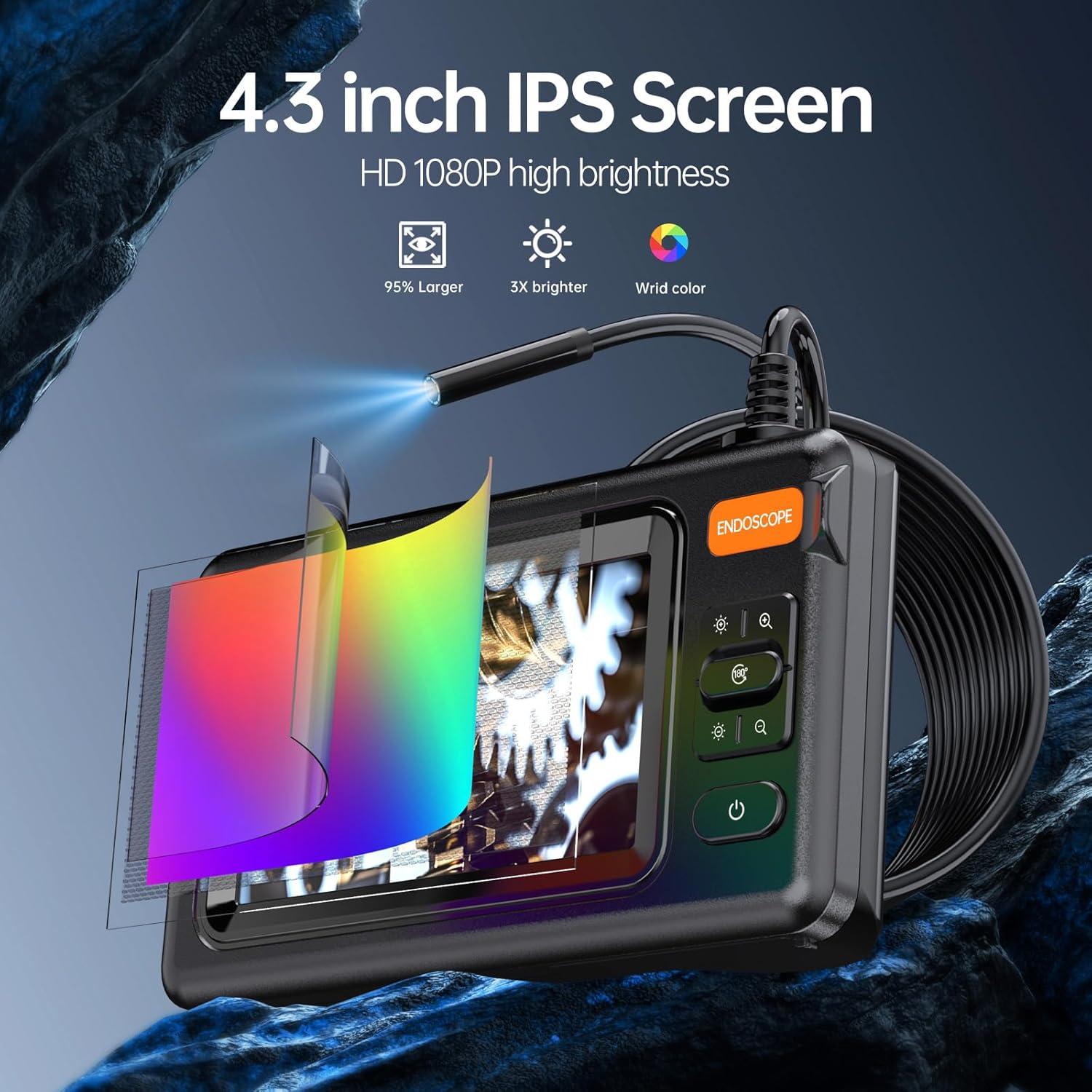 Cámara Endoscópica Anhendeler 5m HD 1080P Impermeable IP67