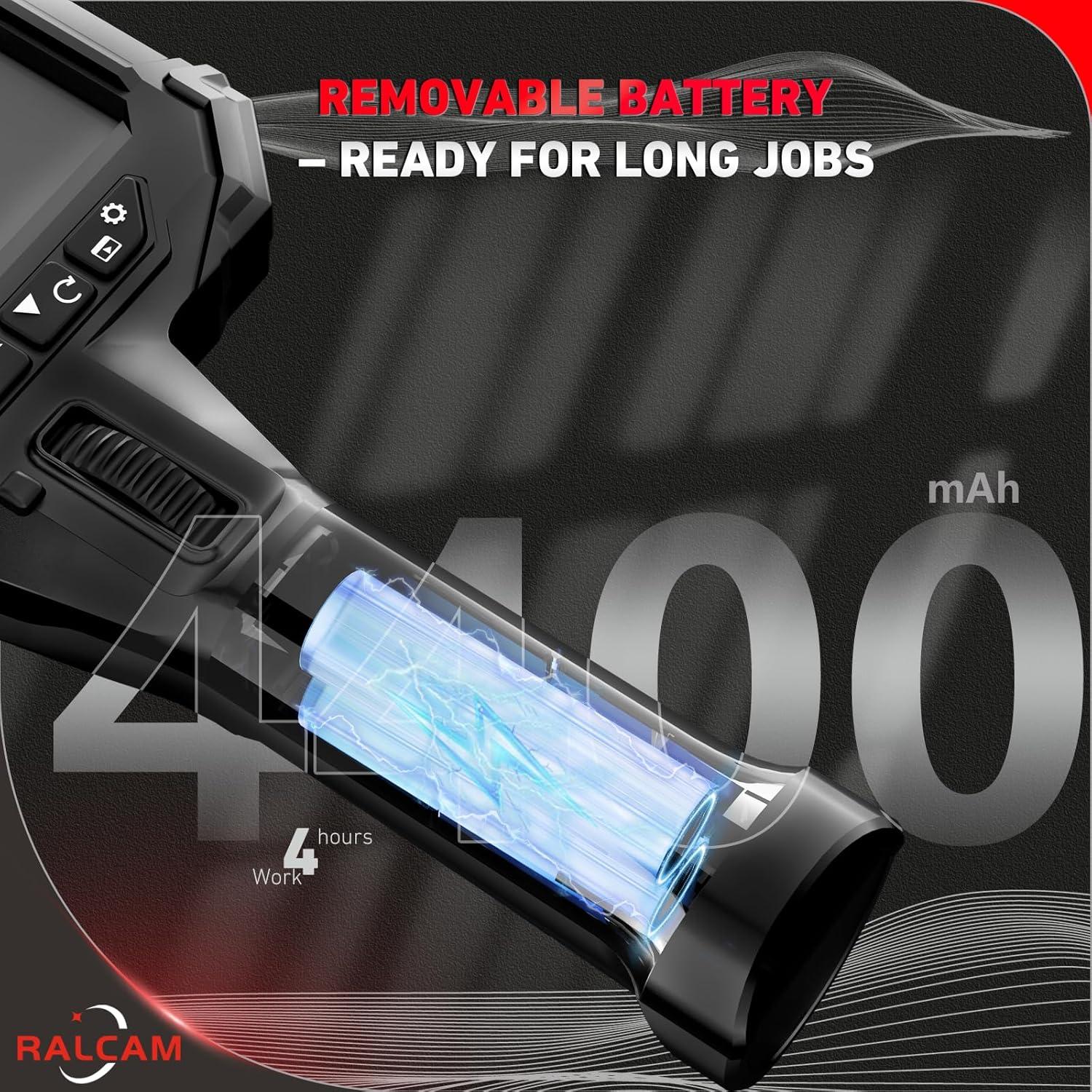 Borescopio Articulado Ralcam N505-R1.5M 5.5mm 5" con Luz LED