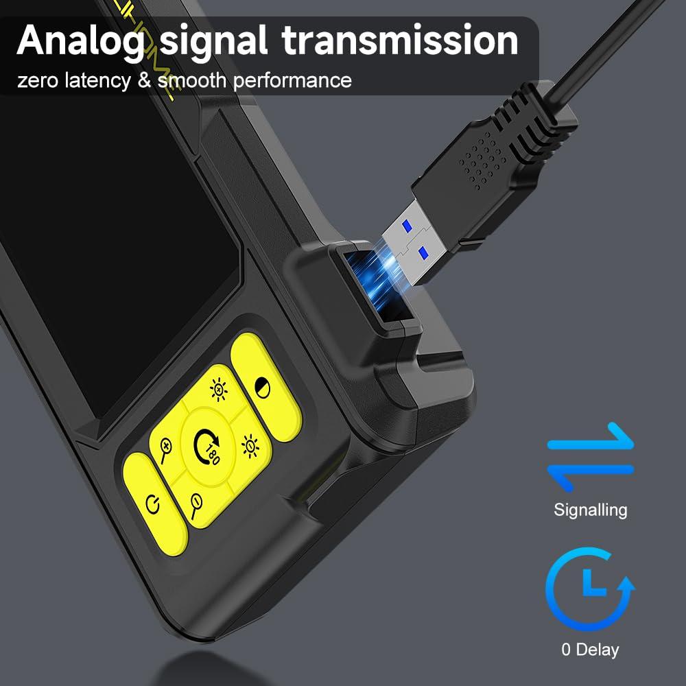 Cámara de Borescopio ILIHOME HD 1080P 4.3" IP67 5m