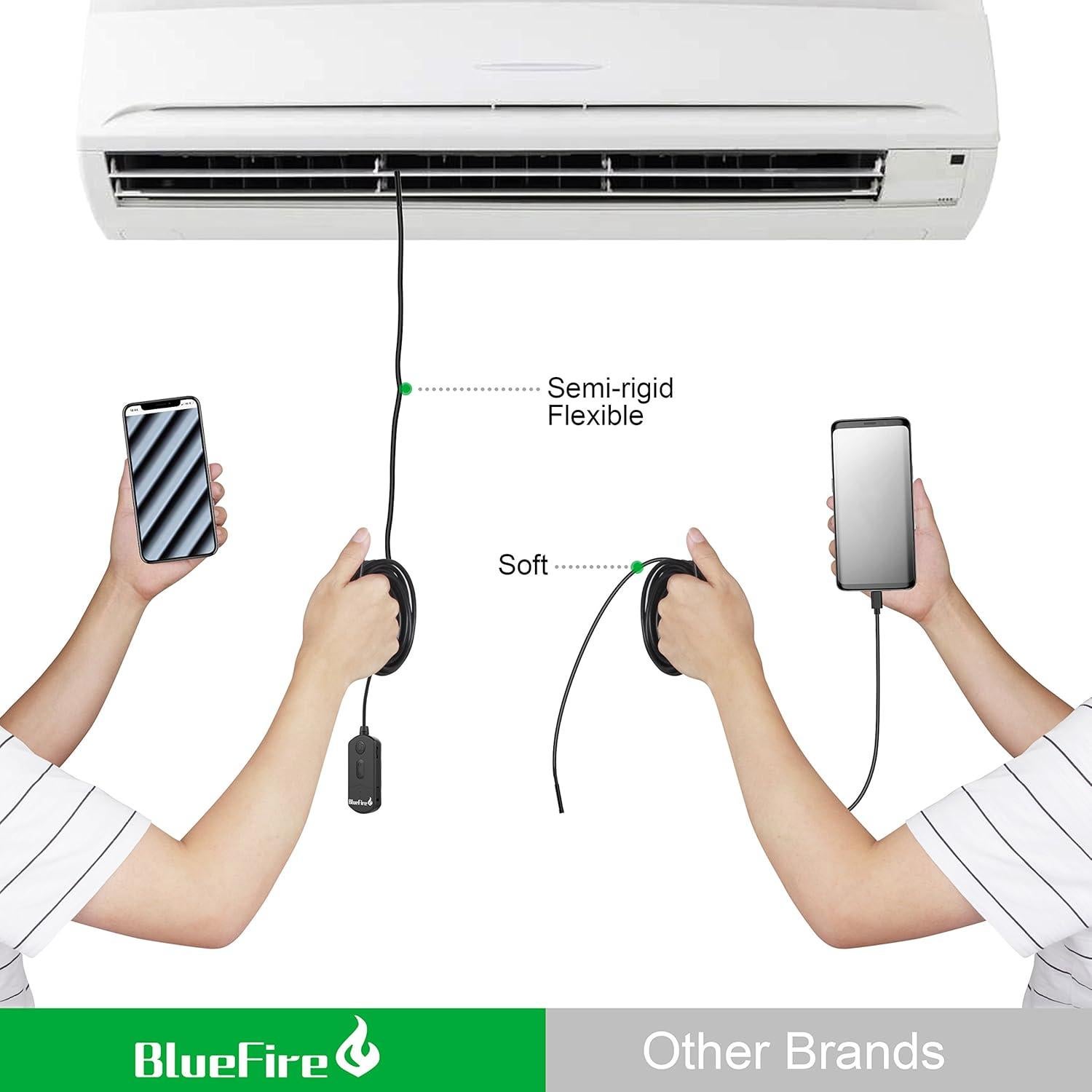 Cámara de Inspección WiFi BlueFire 1080P 3.5m Borescope