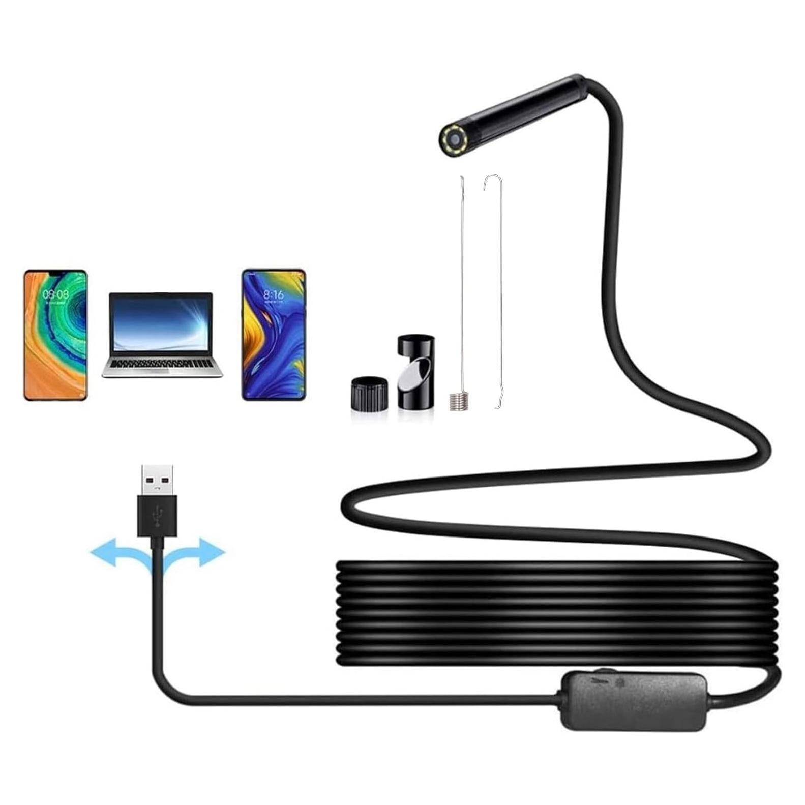 Cámara Endoscópica Industrial USB Yuecoom 1.3MP 7mm IP67