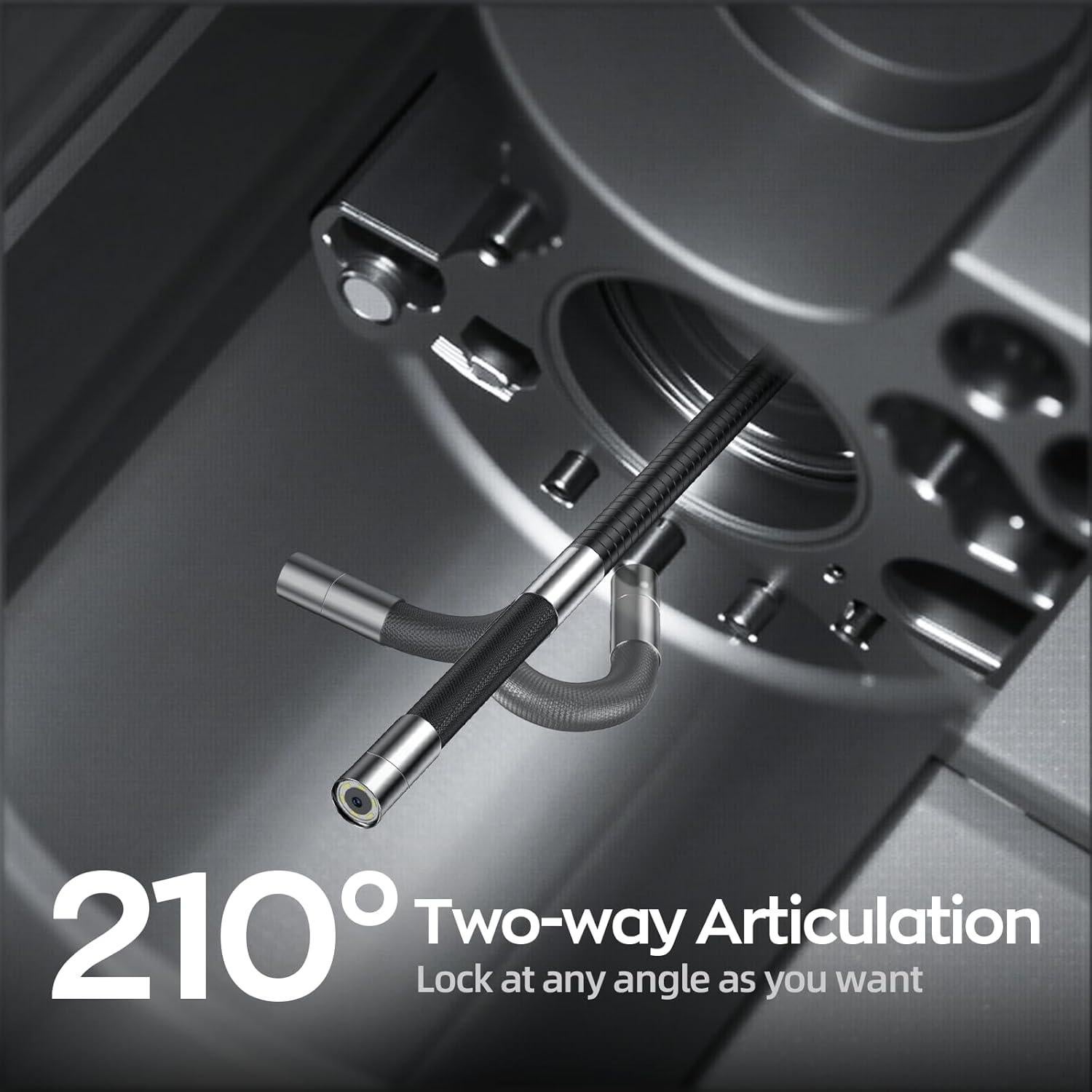 Cámara Endoscópica Articulada NIDAGE 7" HD 1080p IP67