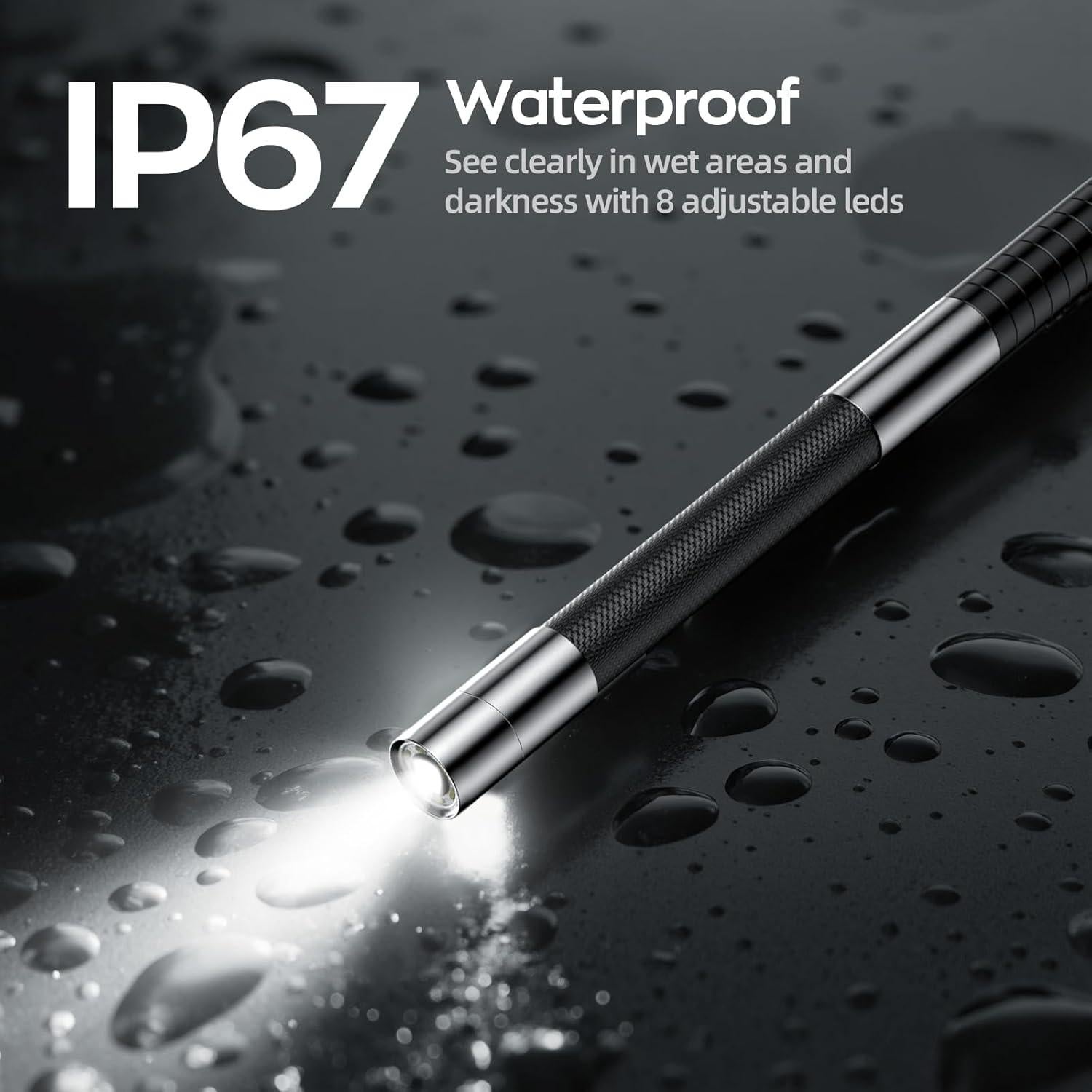 Cámara Endoscópica Articulada NIDAGE 7" HD 1080p IP67