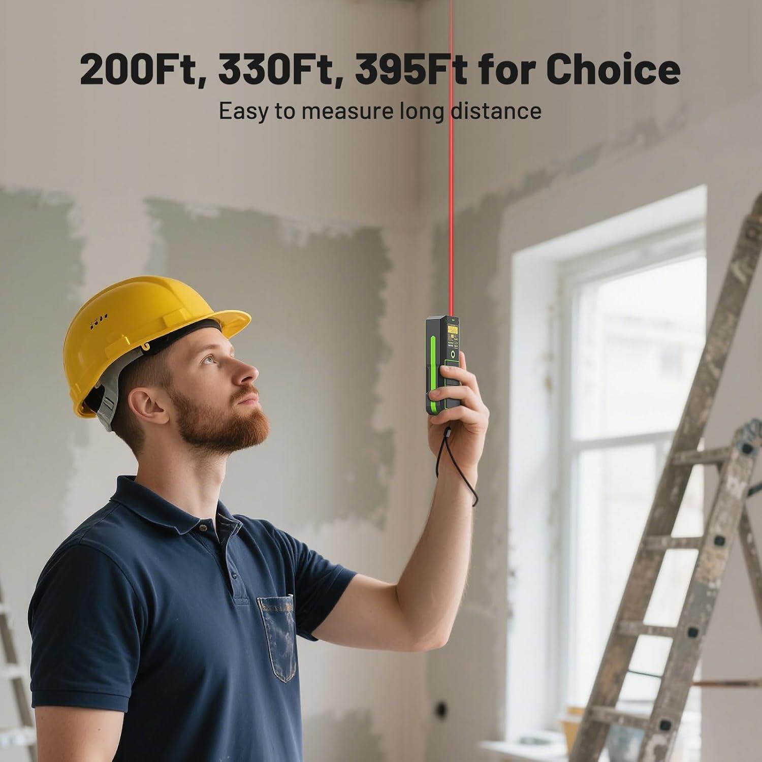 Medidor de Distancia Láser Huepar S120-BT 120m Bluetooth