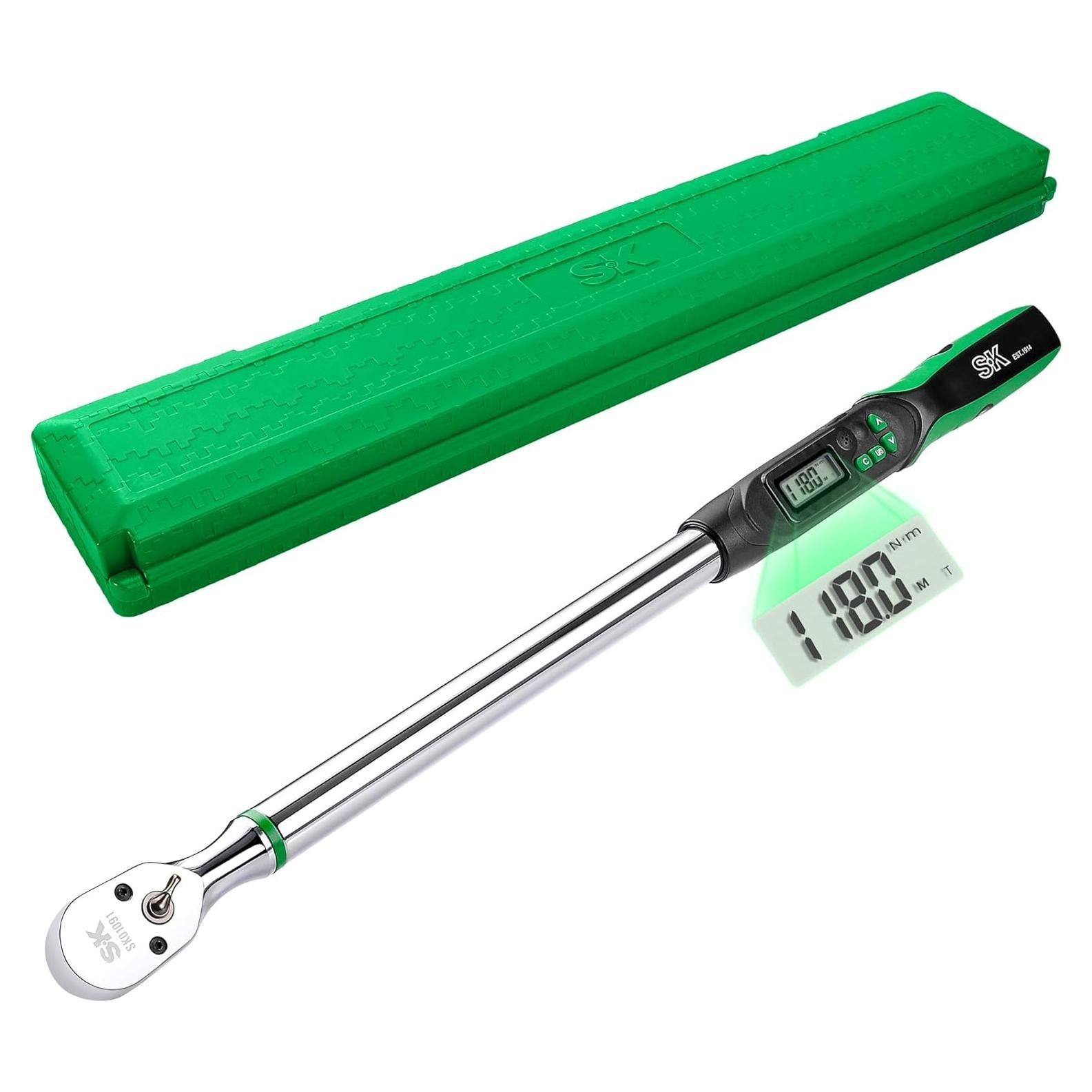 Llave de Torque Digital SK 1/2" 17-340 N·m Pantalla LED