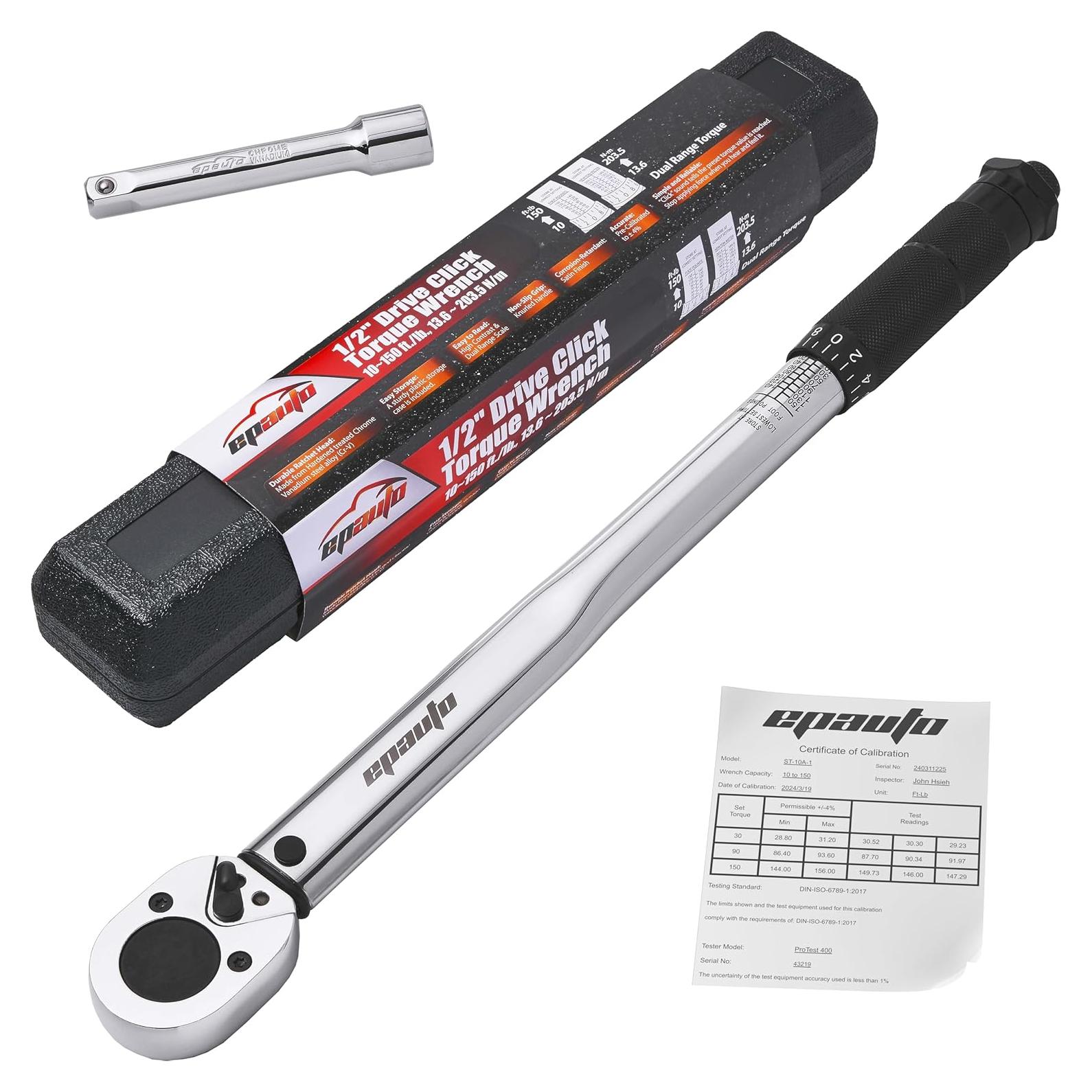 Llave de Torque EPAuto 1/2" 10-150 ft-lb (13.6-203.5 N/m)