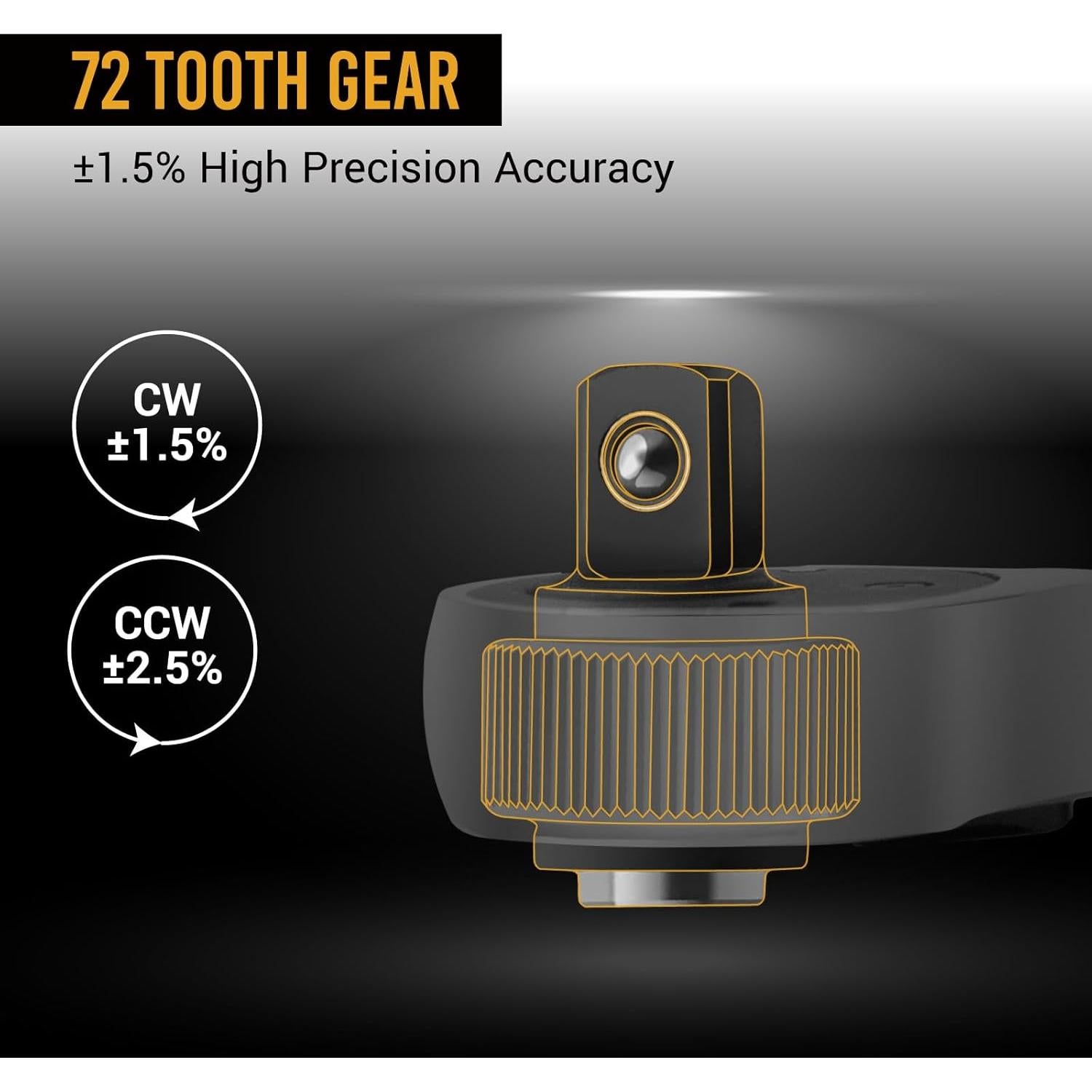 Llave de Torque Digital EWK 1/2" 17-340 Nm Alta Precisión