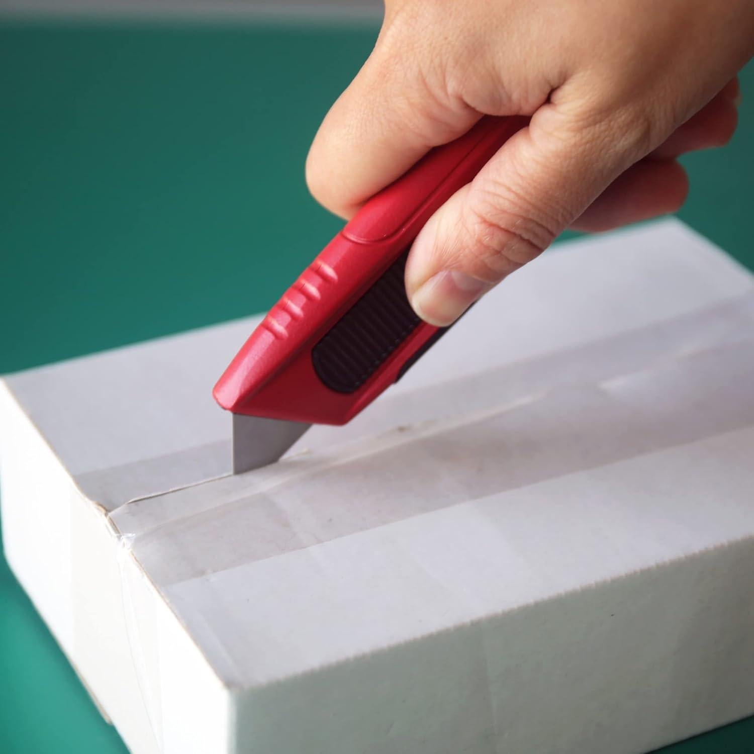 Cortador de Caja Auto-retractable XW, Aluminio, Paquete de 2