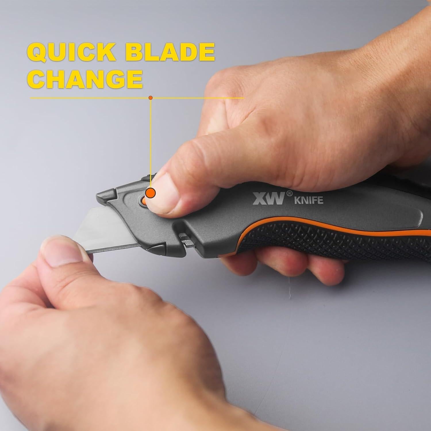 Cuchillo de Utilidad Retráctil XW SX1508 con 5 Cuchillas