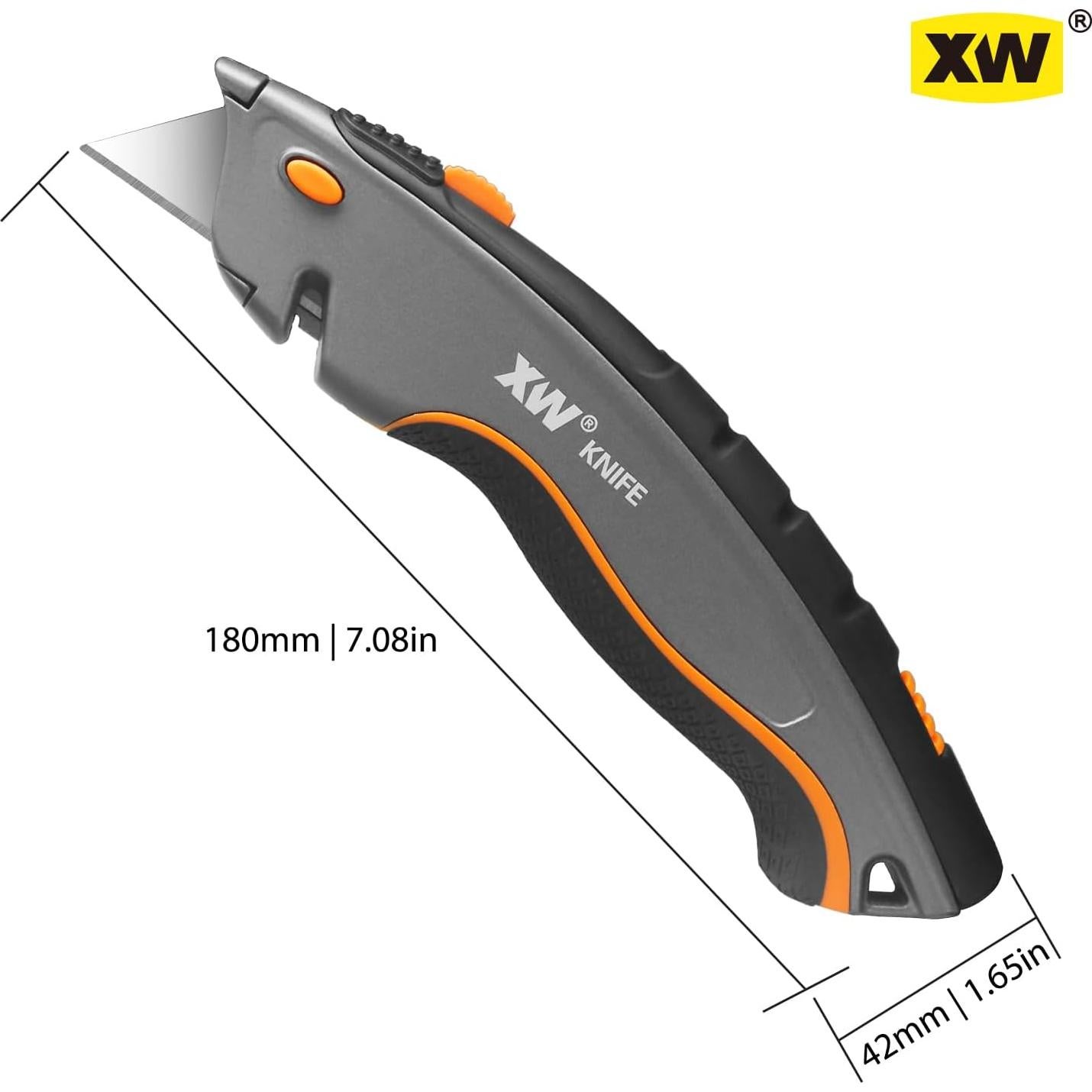 Cuchillo de Utilidad Retráctil XW SX1508 con 5 Cuchillas