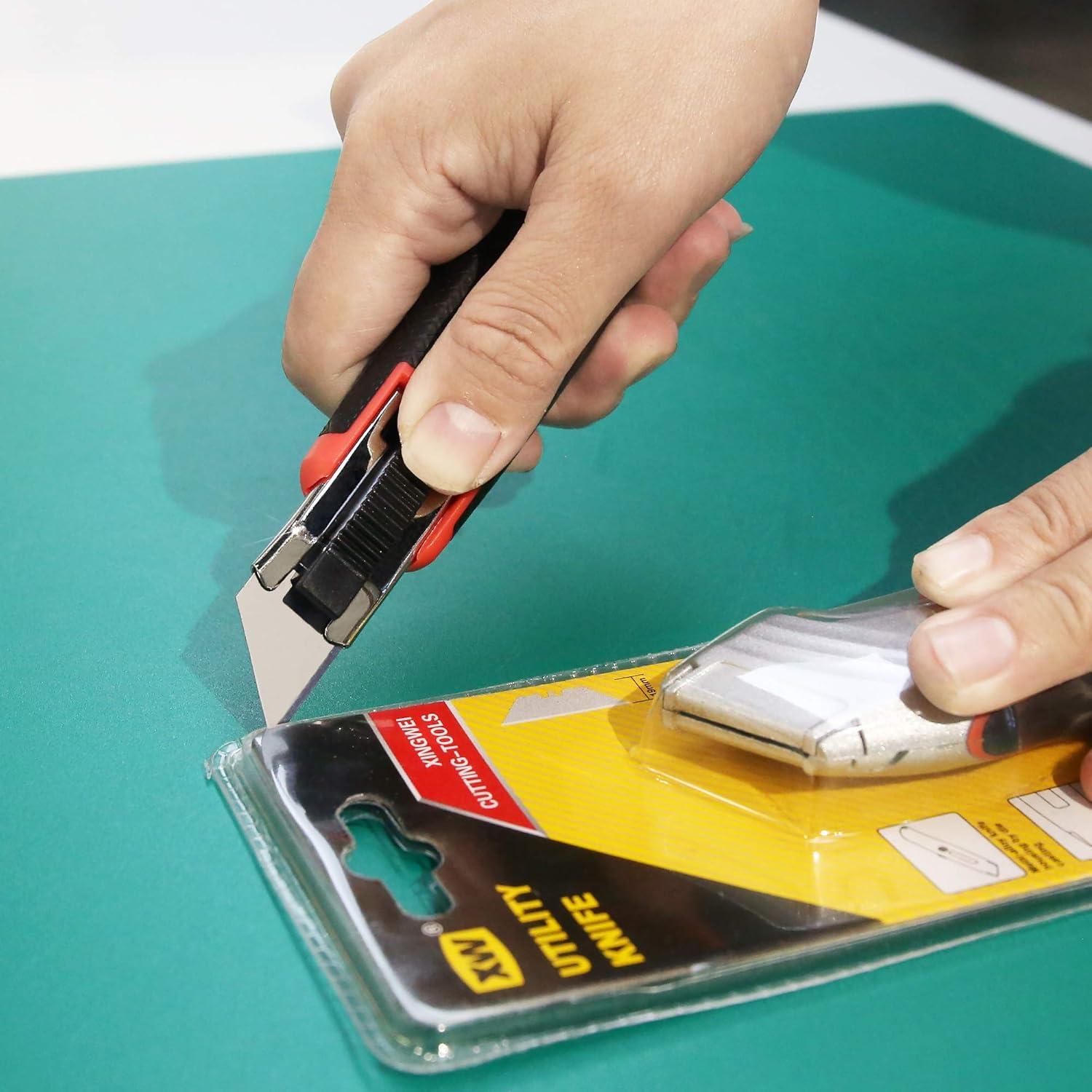 Cuchillo de Utilidad Retráctil Automático XW - 3 Piezas con 10 Cuchillas