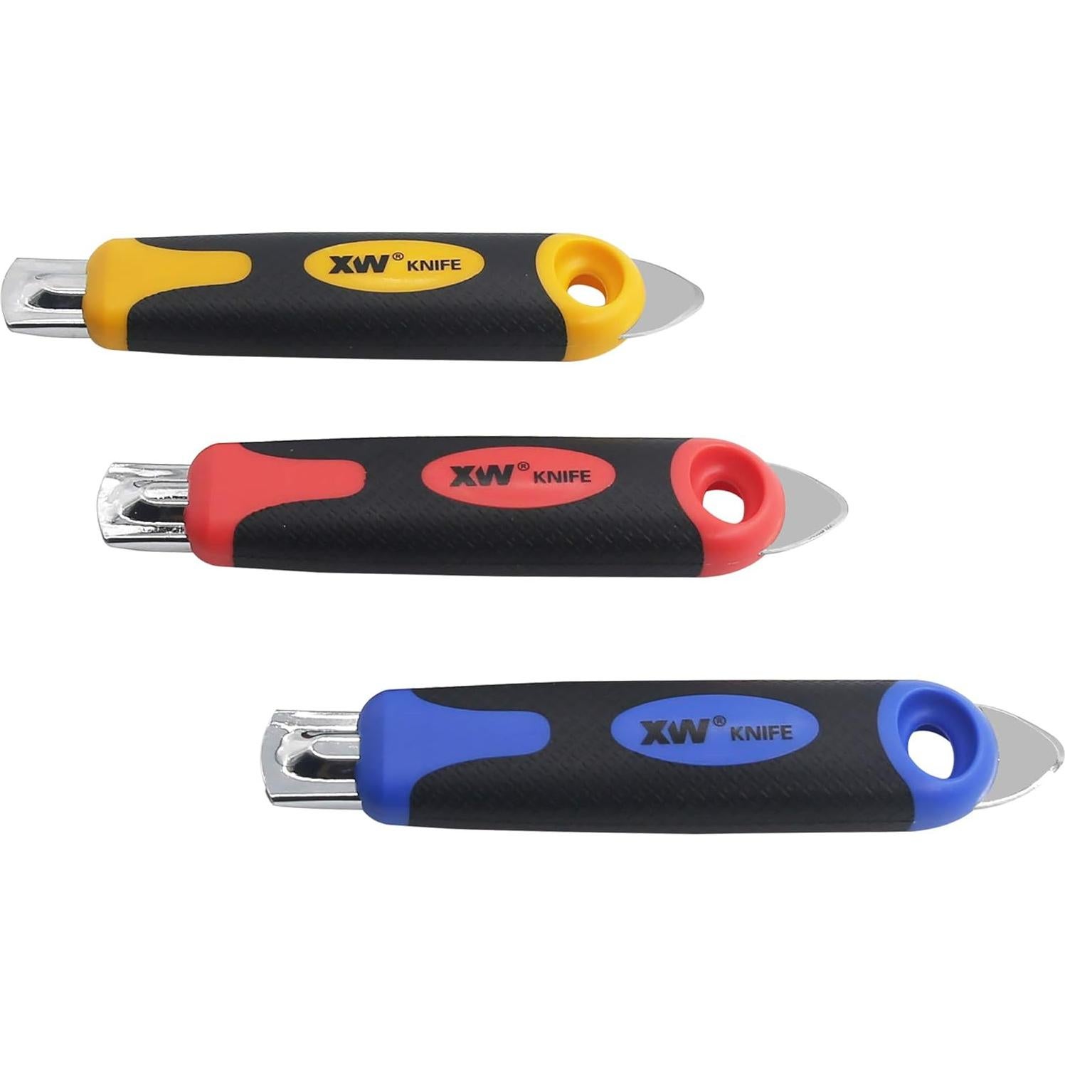 Cuchillo de Utilidad Retráctil Automático XW - 3 Piezas con 10 Cuchillas