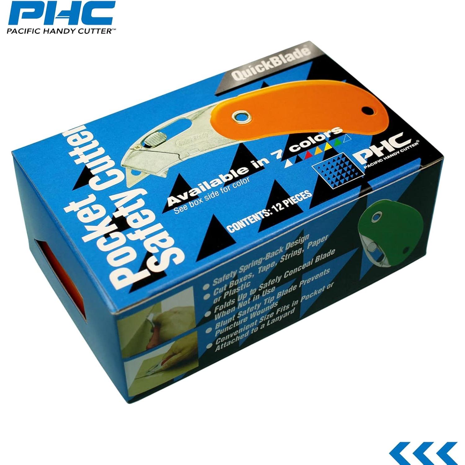 Cortador de Seguridad de Bolsillo PSC2 Pacific Handy Cutter - Caja de 12