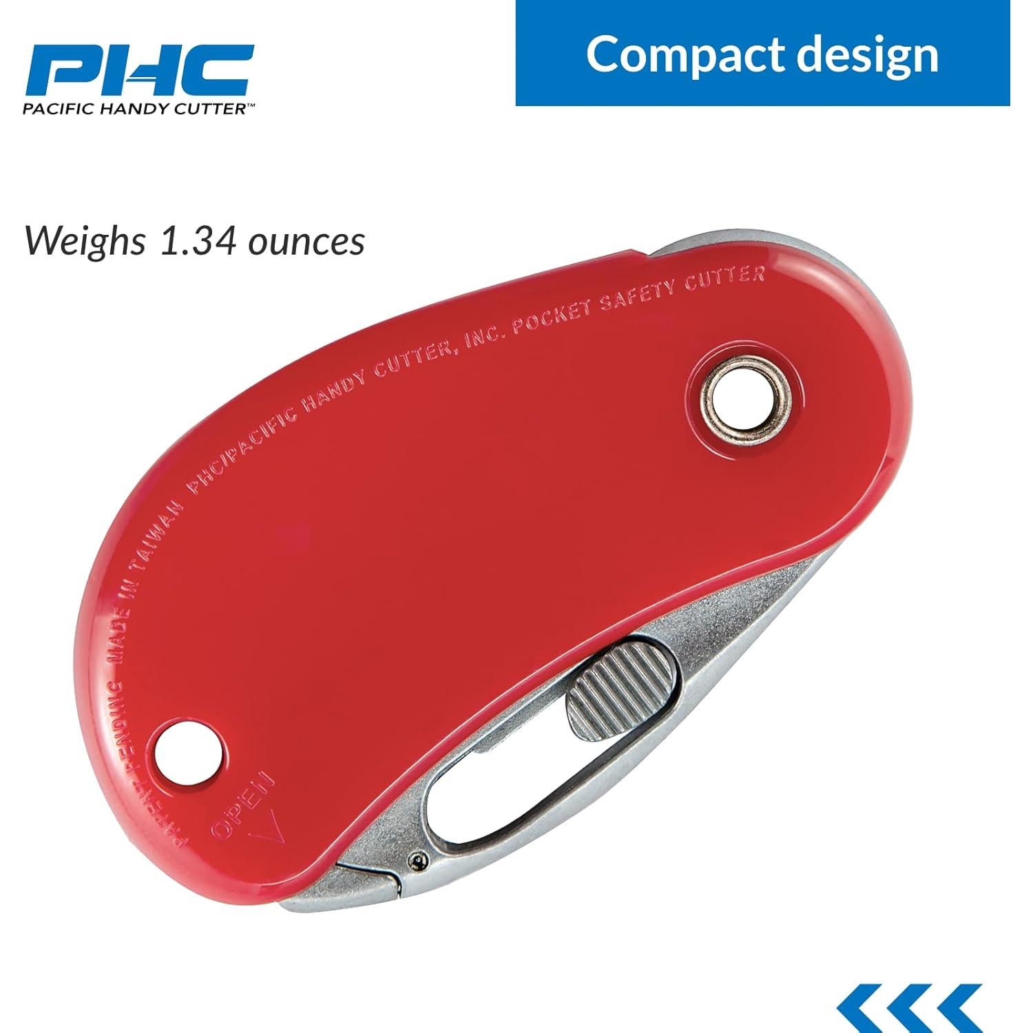 Cortador de Seguridad de Bolsillo PSC2 Pacific Handy Cutter - Caja de 12