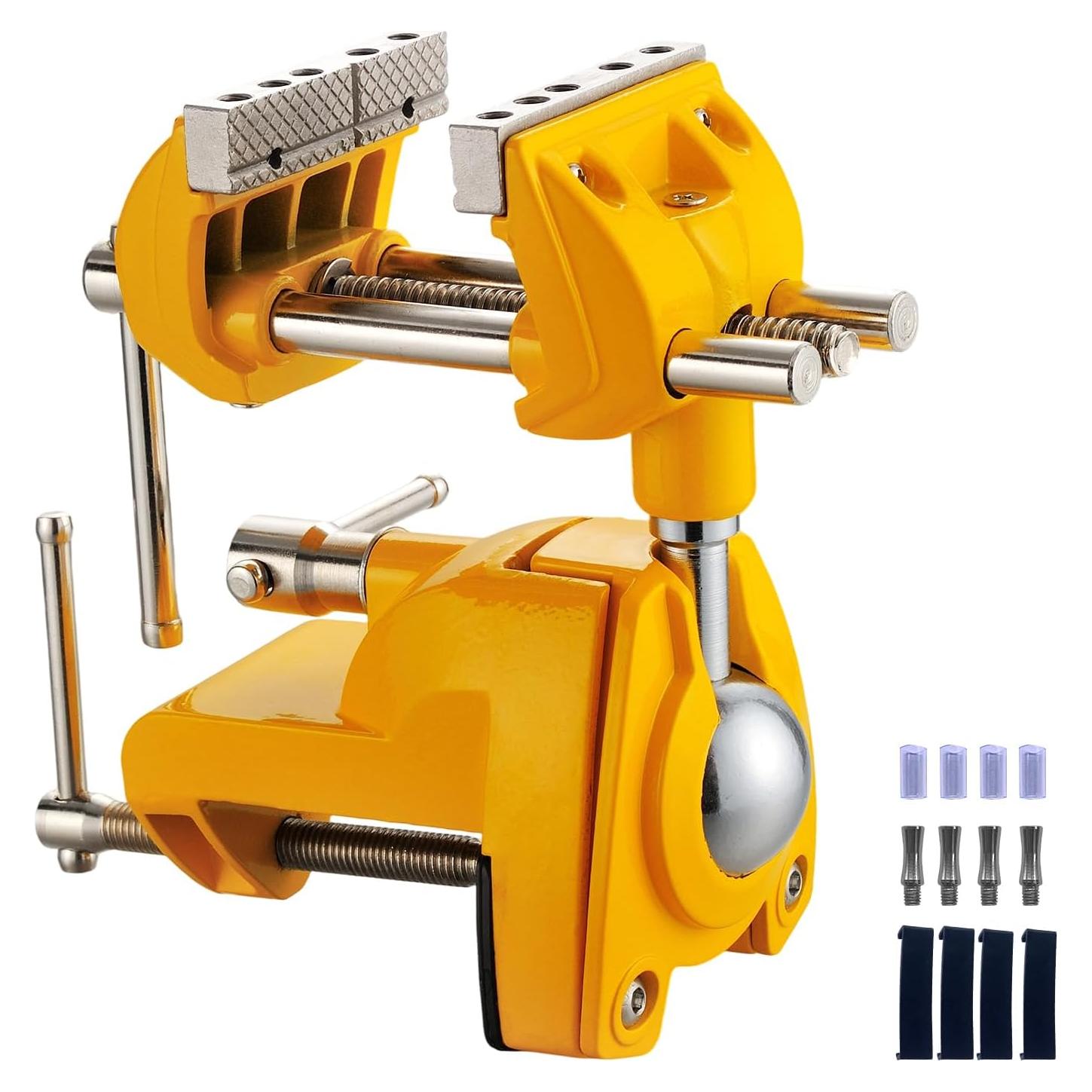 Prensa de Banco Articulada 360° Dazefree - Acero Fundido