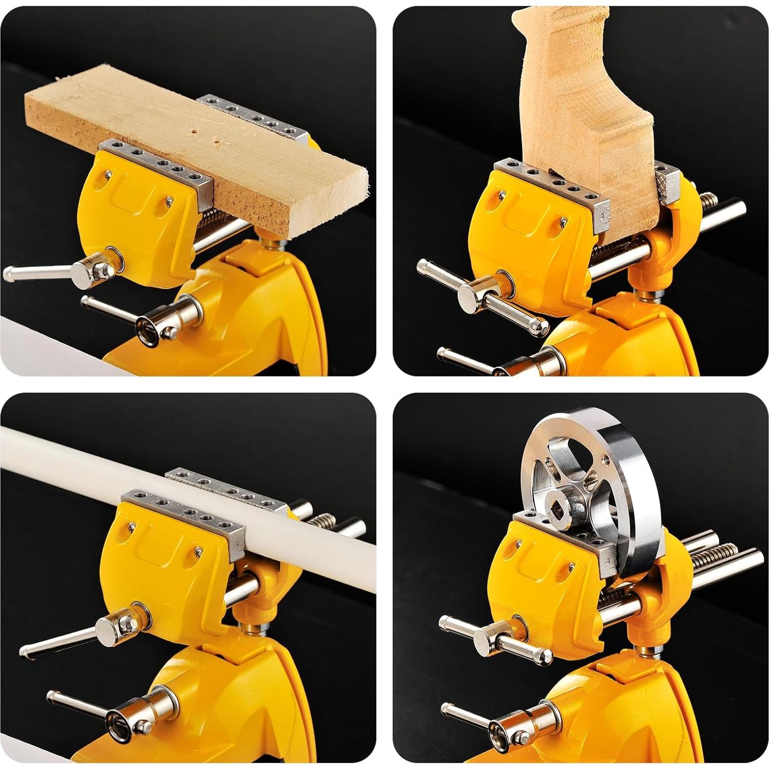 Prensa de Banco Articulada 360° Dazefree - Acero Fundido