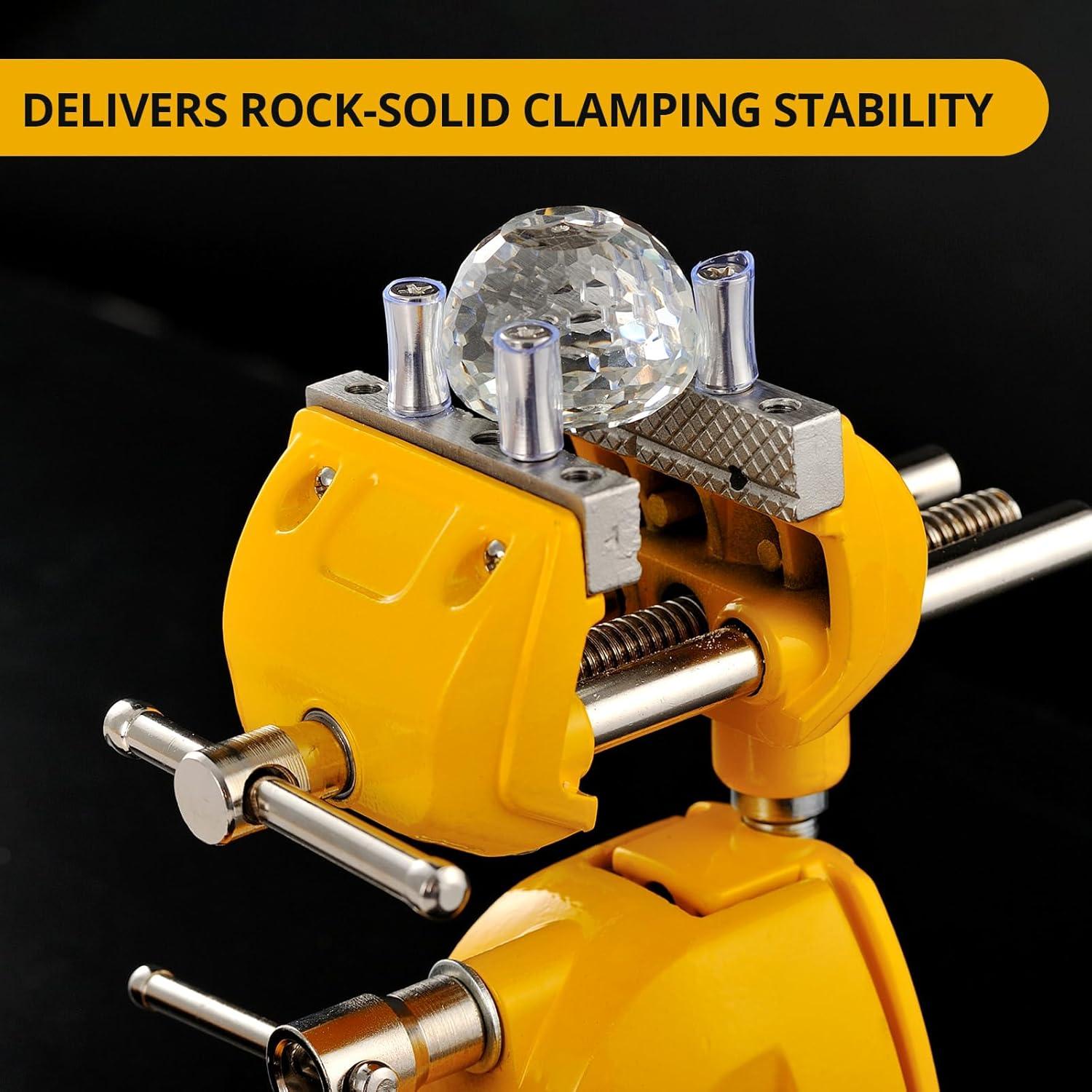 Prensa de Banco Articulada 360° Dazefree - Acero Fundido