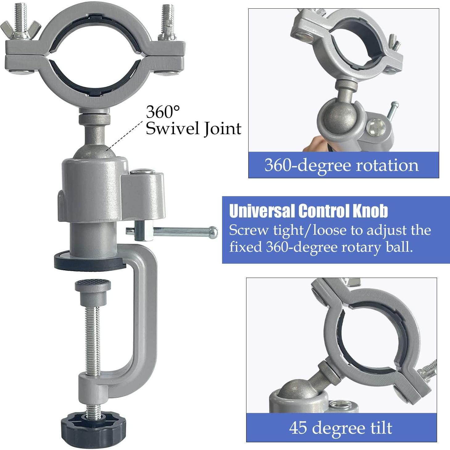 Soporte para Taladro Eléctrico Sutekus con Abrazadera 360°