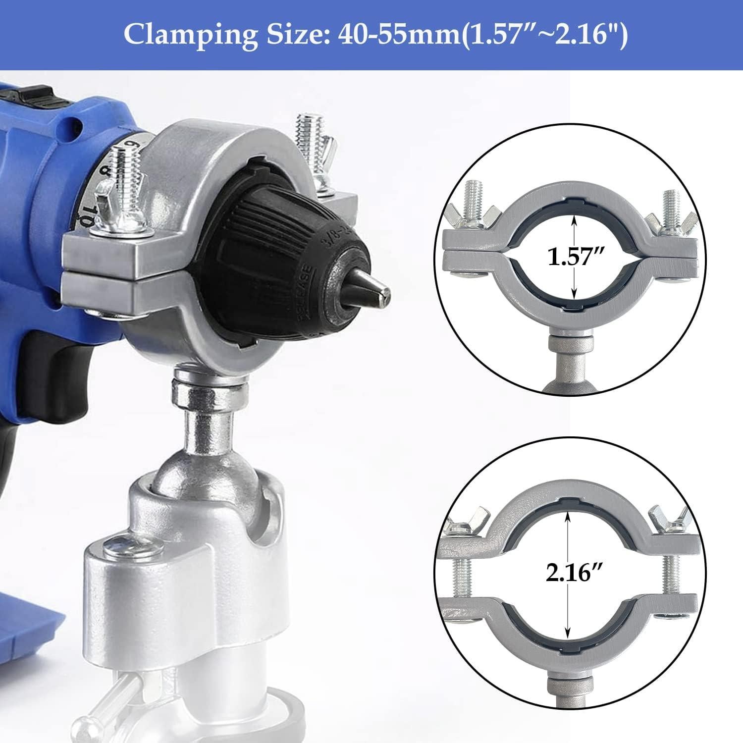 Soporte para Taladro Eléctrico Sutekus con Abrazadera 360°