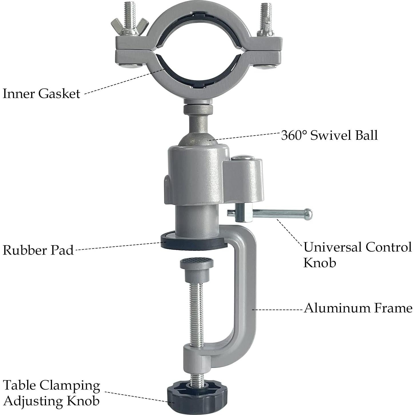 Soporte para Taladro Eléctrico Sutekus con Abrazadera 360°