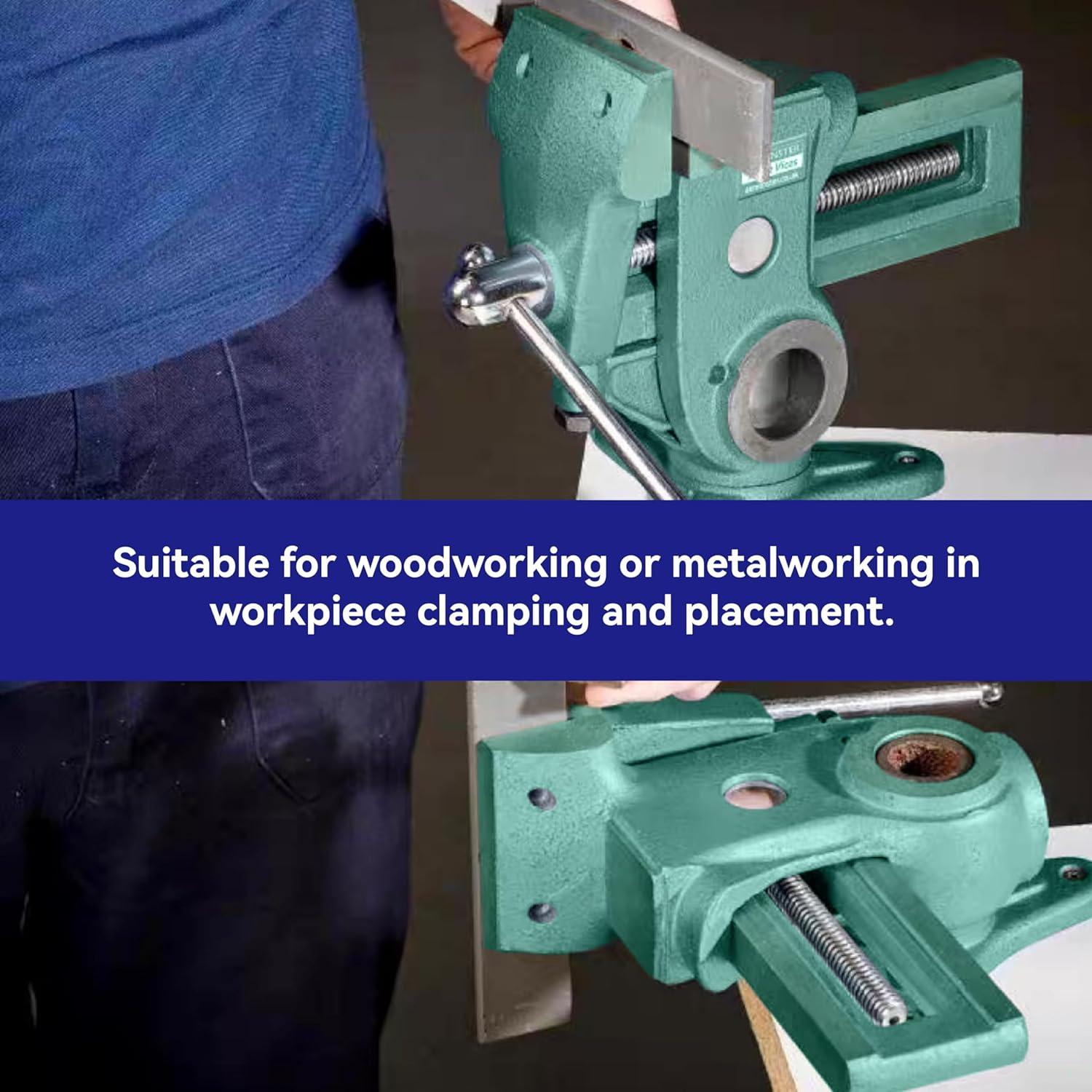 Prensa Parrot HFS Multi-Angulo 8.89 cm para Carpintería y Metal