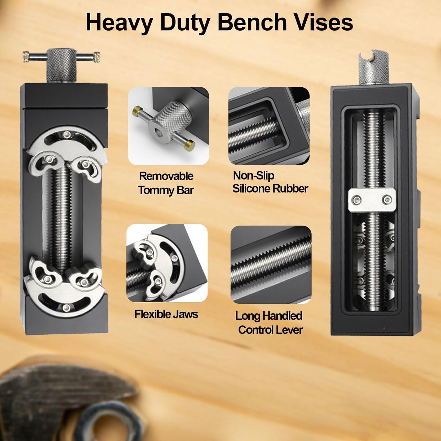 Torno de Banco Multi-Material ARKNOAH FV-BL01 - Sujeción Universal