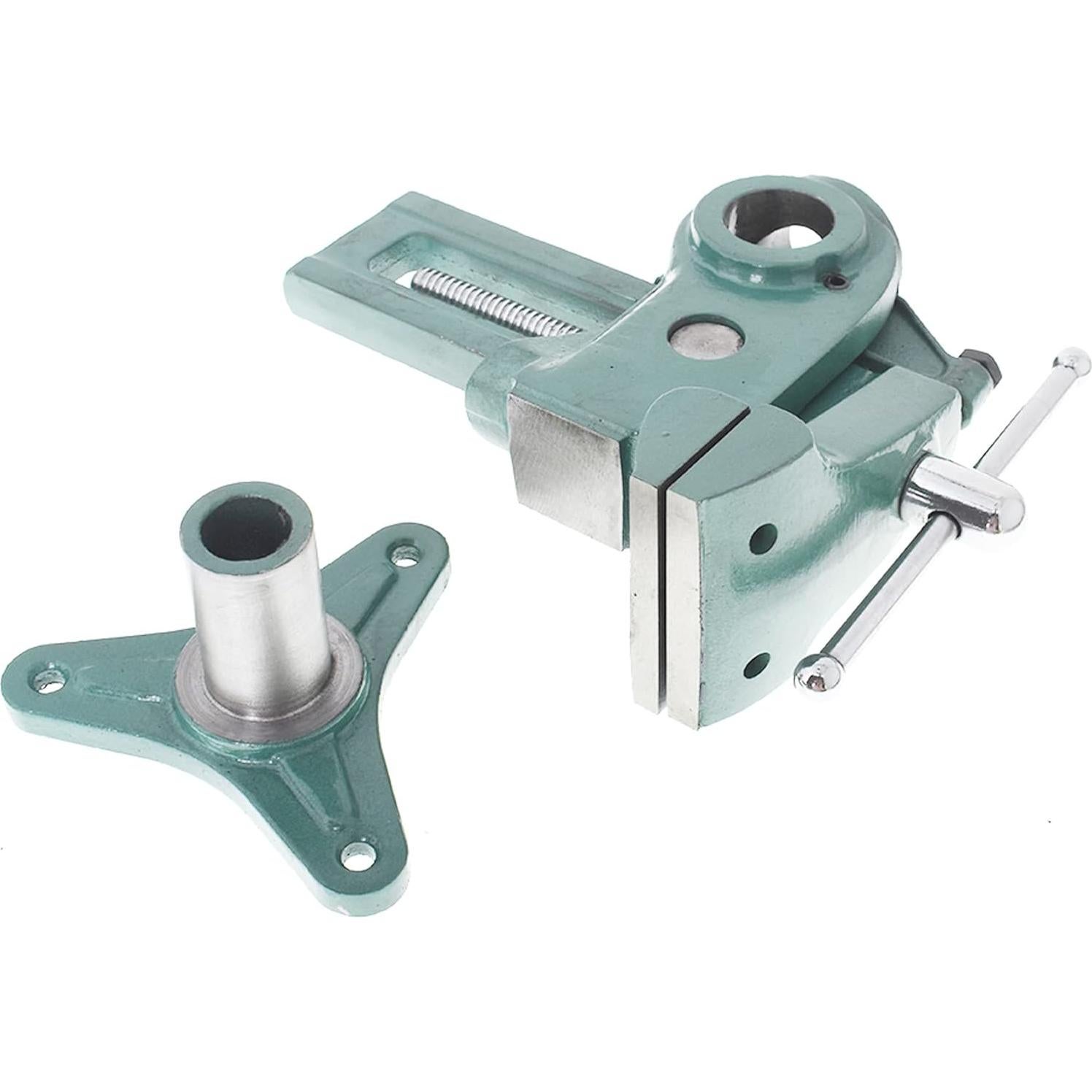 Vise Loro Versátil 8.89 cm Acero Fundido Rotación 360°