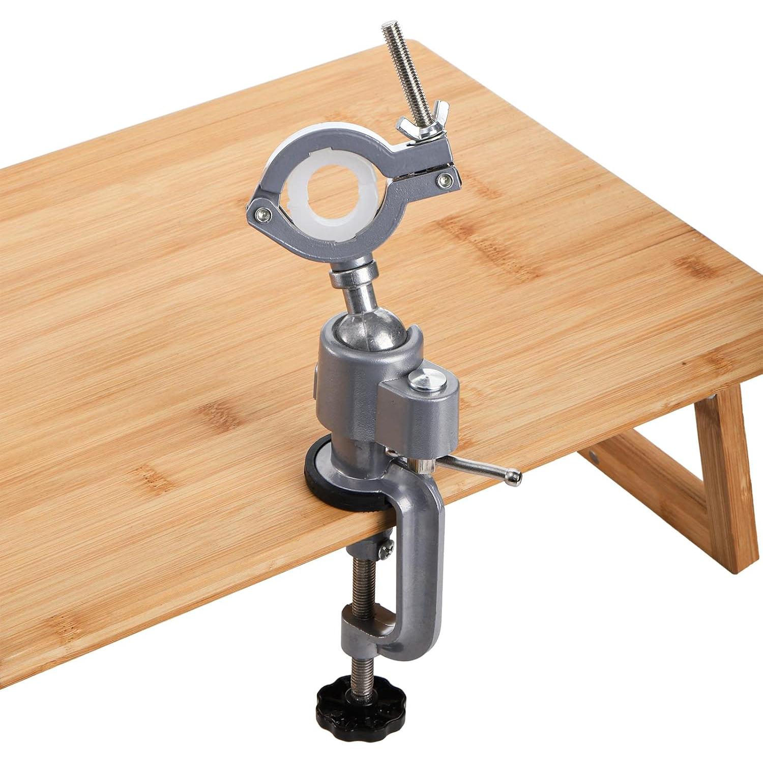 Morsa de Mesa Fasmov 2 en 1 Ajustable 360° Aluminio 0.99kg