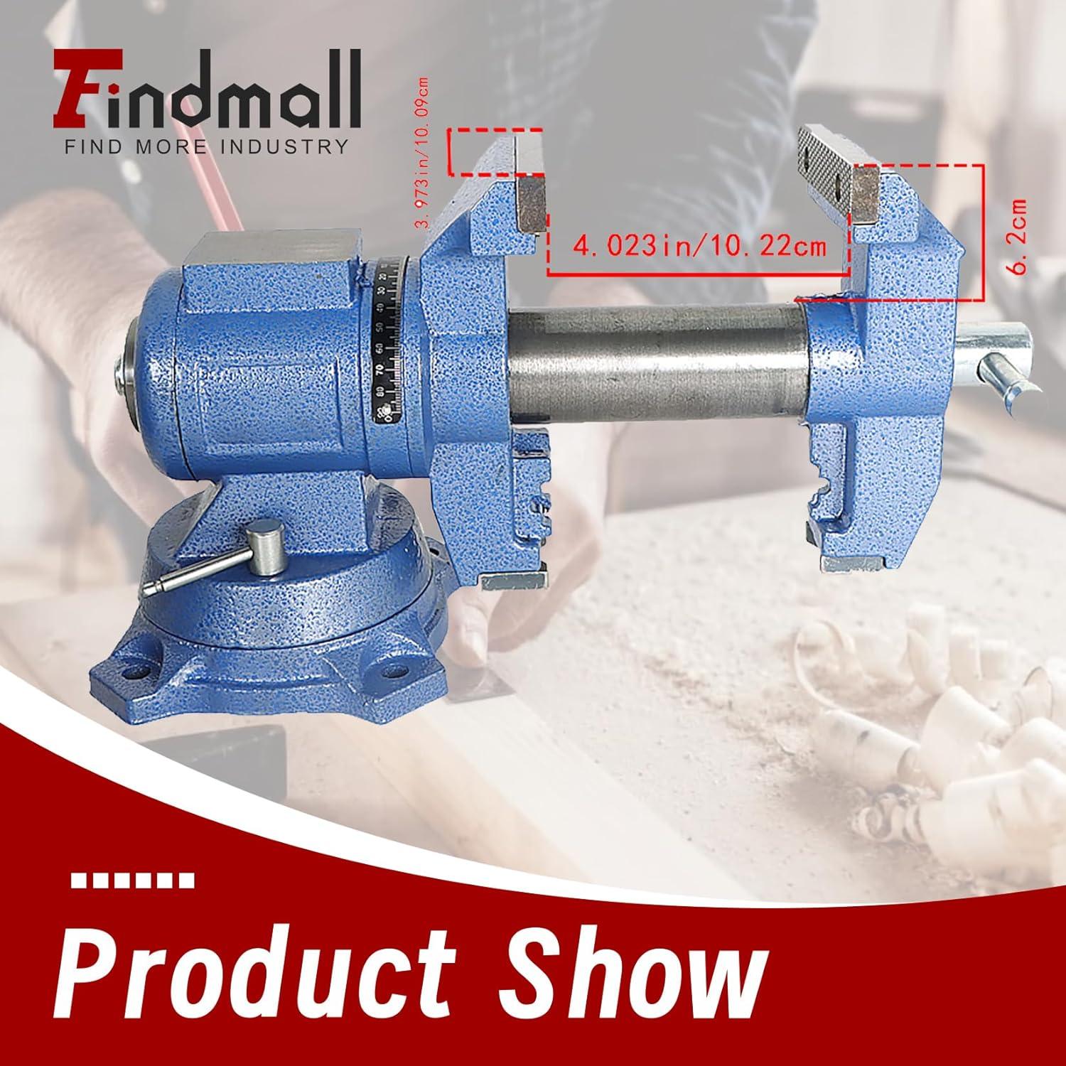 Prensa de Banco Multipropósito Findmall 10.16 cm Servicio Pesado