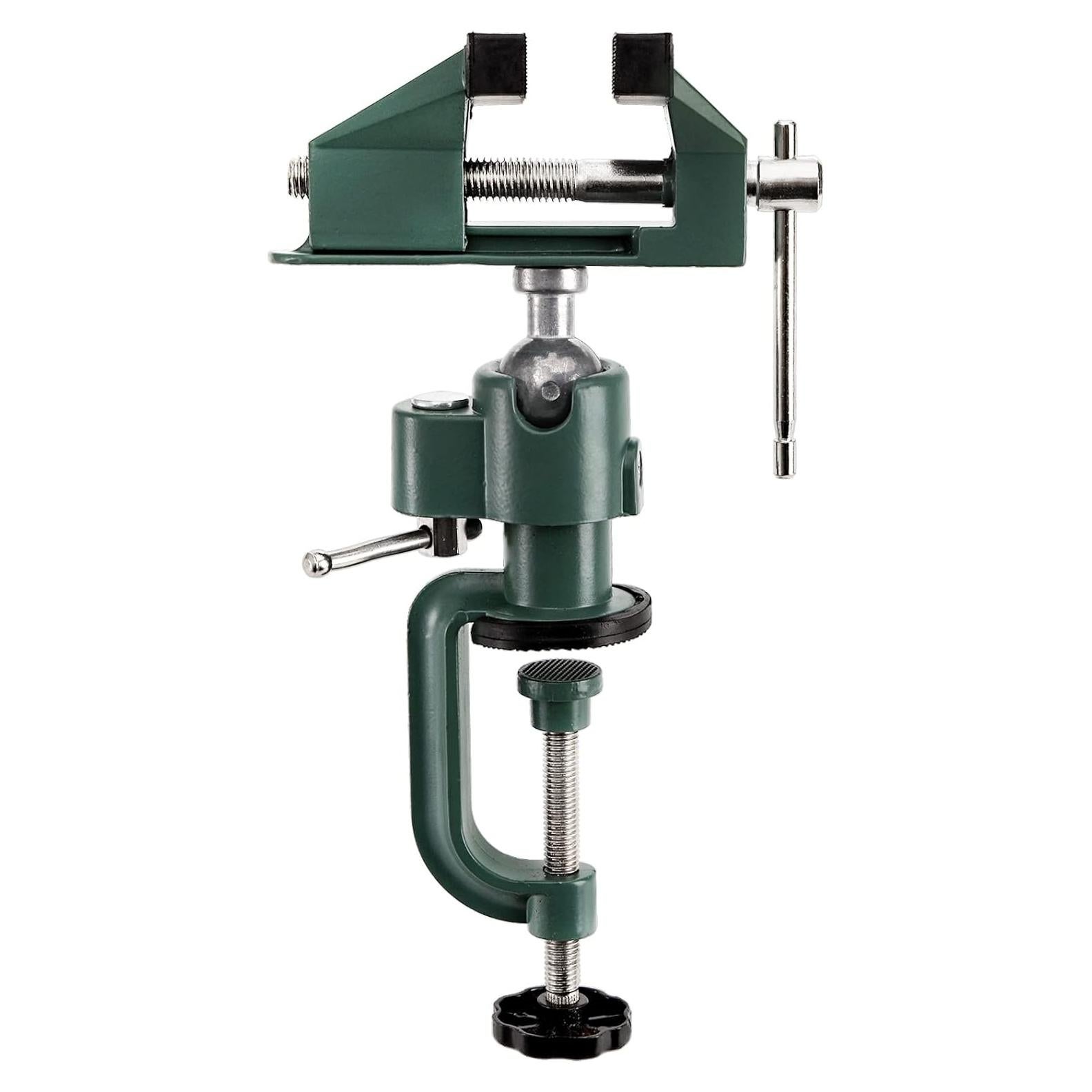 Prensa de Mesa Giratoria Fasmov 3" Verde - 360° Ajustable