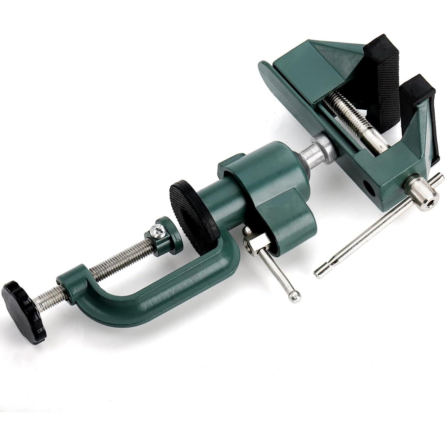 Prensa de Mesa Giratoria Fasmov 3" Verde - 360° Ajustable