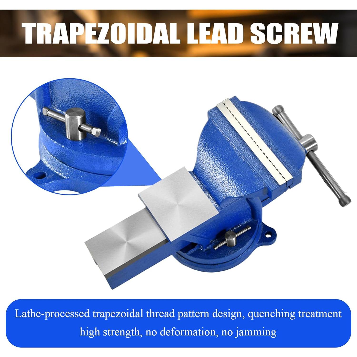 Prensa de banco pesada D LIAN DONG 6" acero 7.36 kg